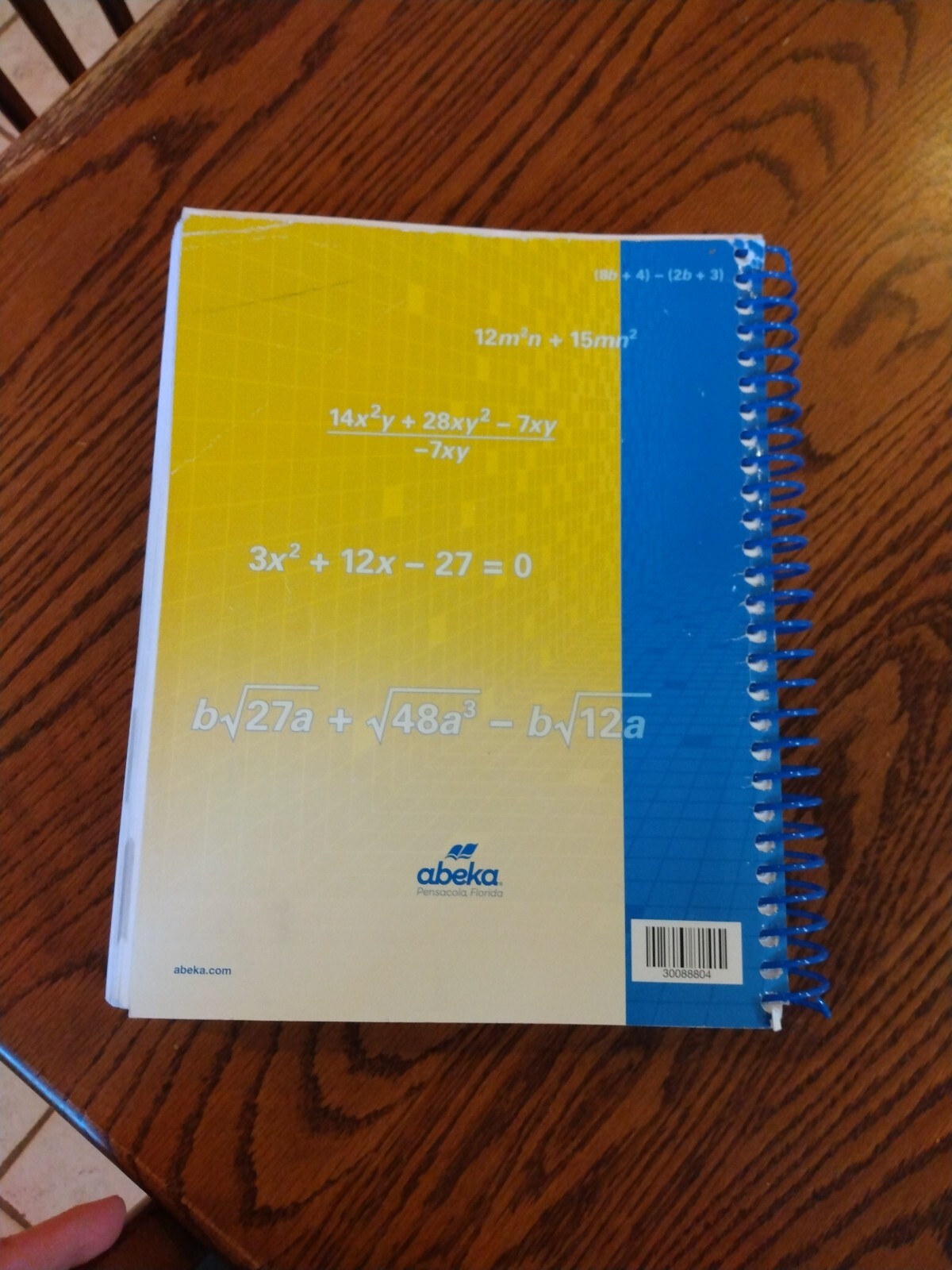 ABeka grades 9th Grade Algebra 1 Math 9 Teacher Solutions Key