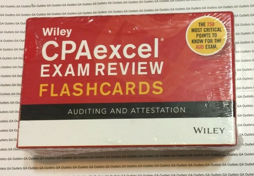 Wiley CPAexcel Exam Review 2016 Flashcards Auditing and Attestation