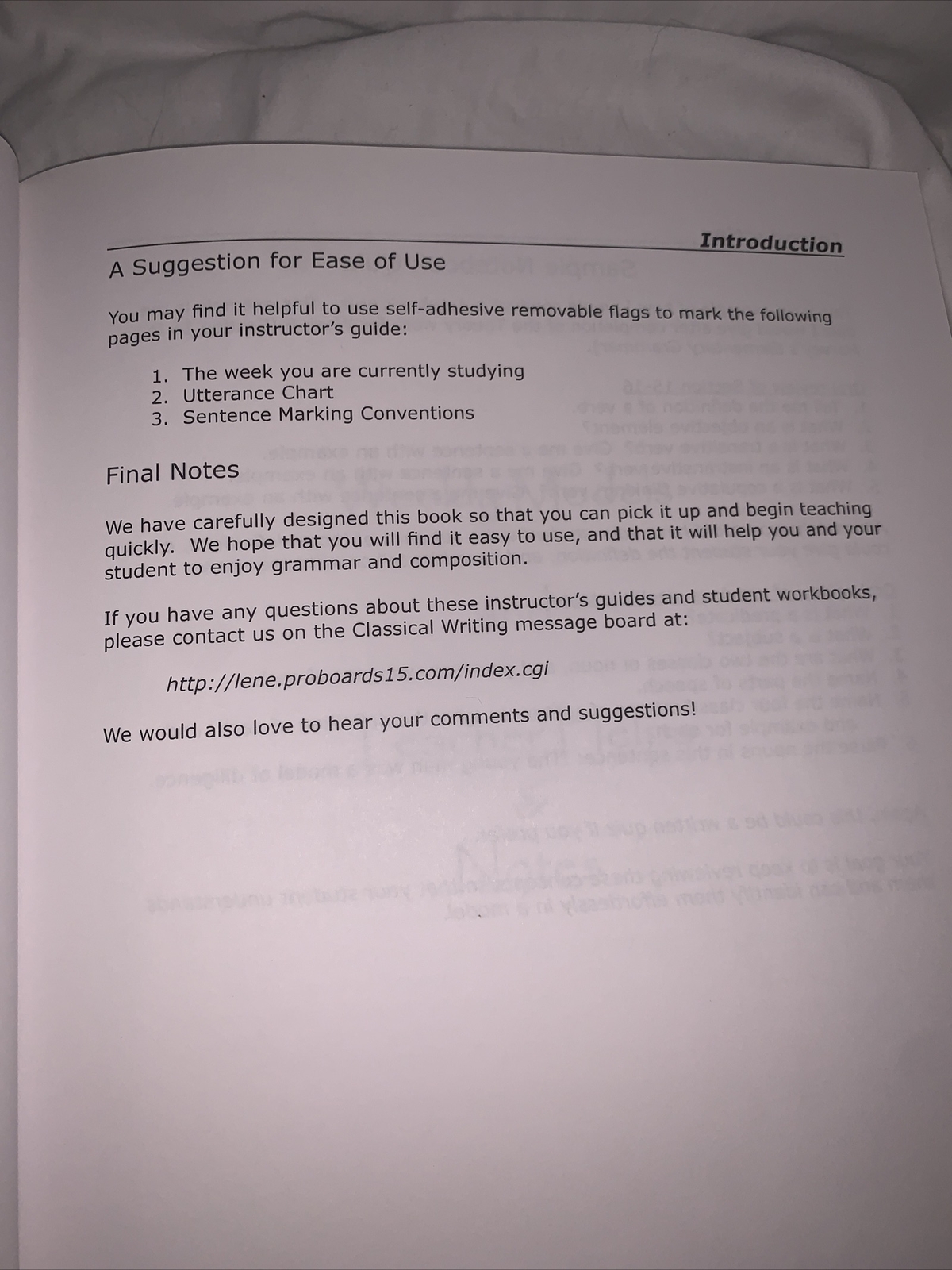 CLASSICAL WRITING HOMER INSTRUCTORGUIDE FOR STUDENTS Workbook Book A Home School