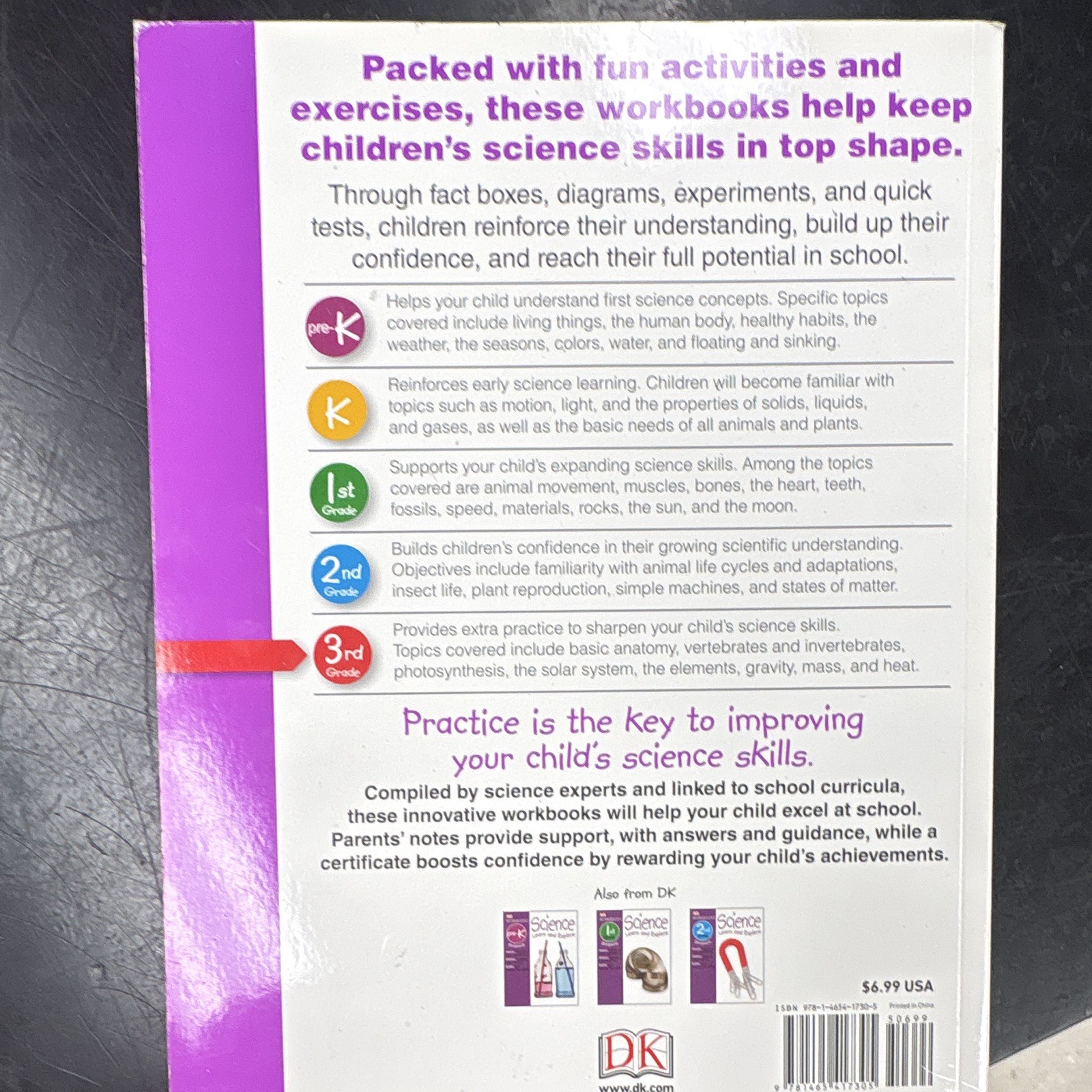 DK Workbooks 3rd Grade Set Math Geography Spelling Science PB Common Core