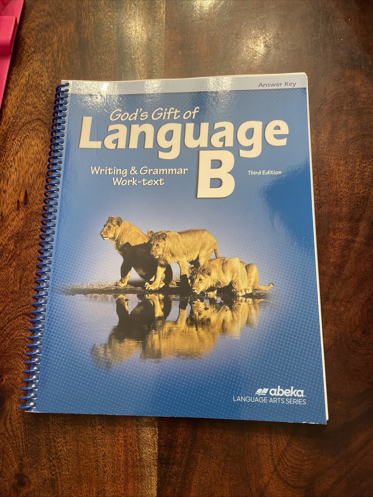 Abeka Homeschool God’s Gift of Language B, 3rd Edition,Ans Key, Like New, 8.5×11