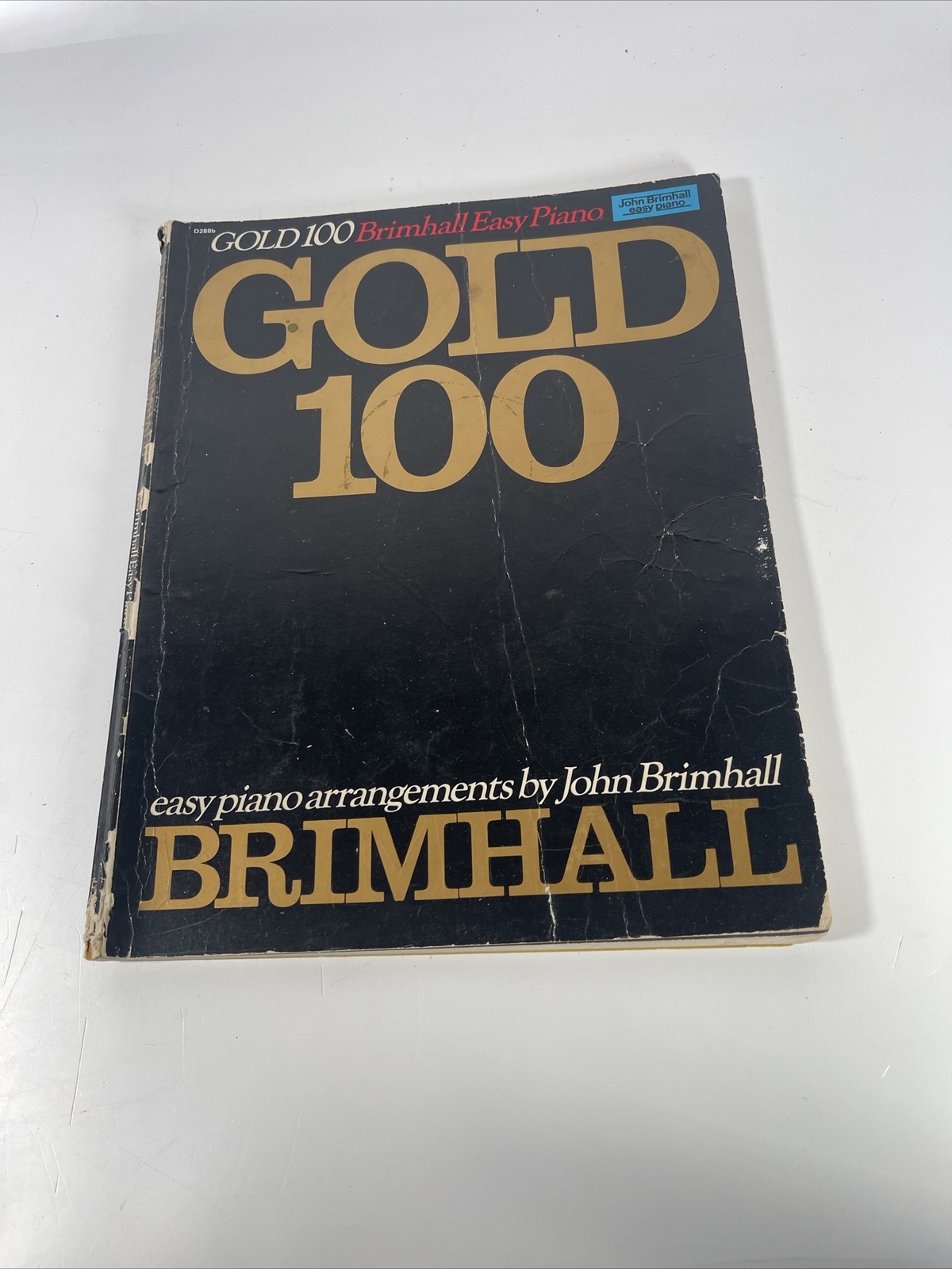 Gold 100 Easy Piano Songbook John Brimhall Vintage Sheet Music Book