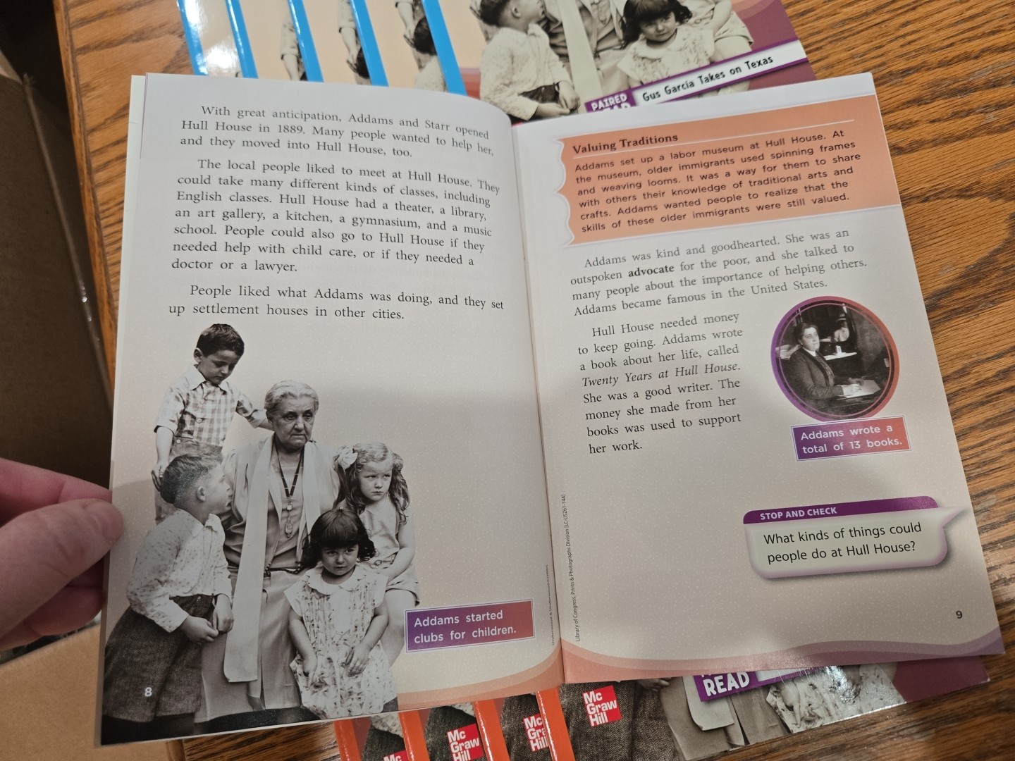 10 Grade 5 Readers «Jane Addams» Homeschool/Classroom McGraw-Hill Education