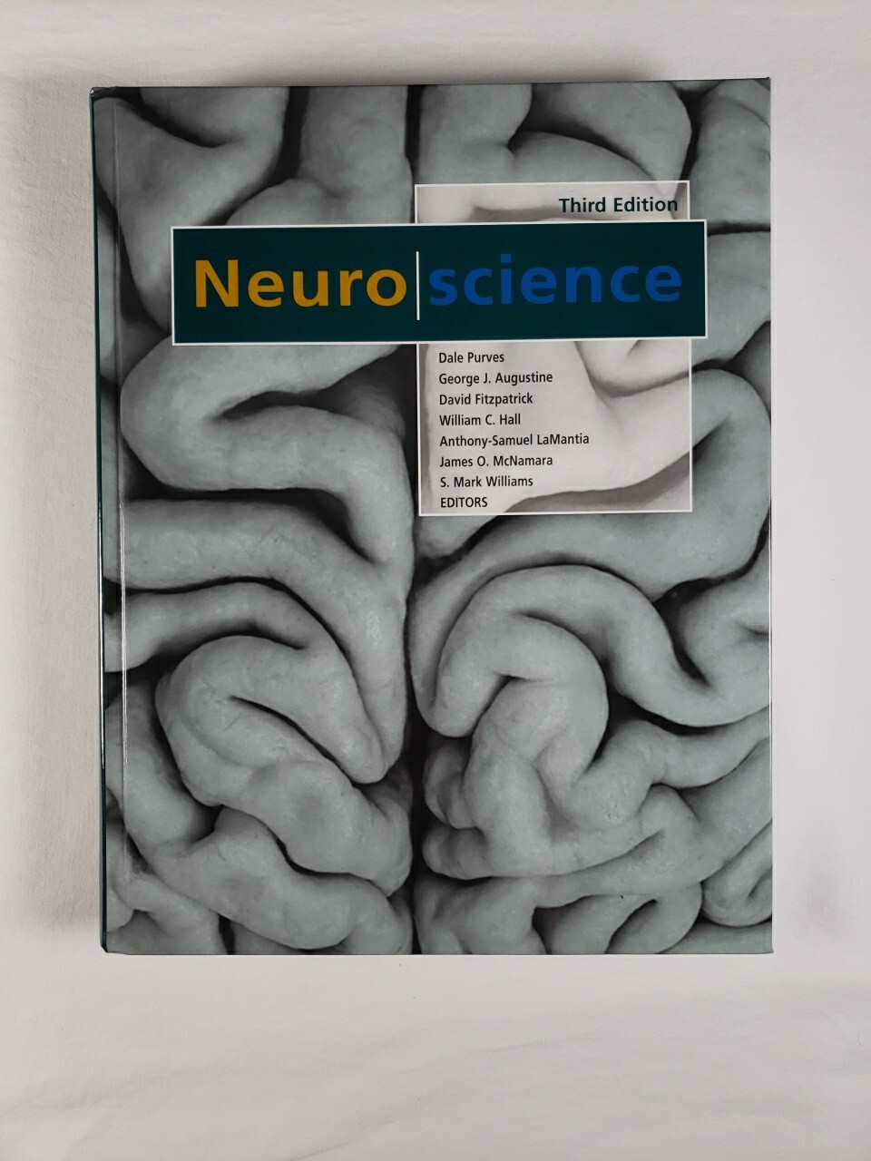 Neuroscience Third Edition 2004 Hardcover Book Purves Augustine Hall Williams CD