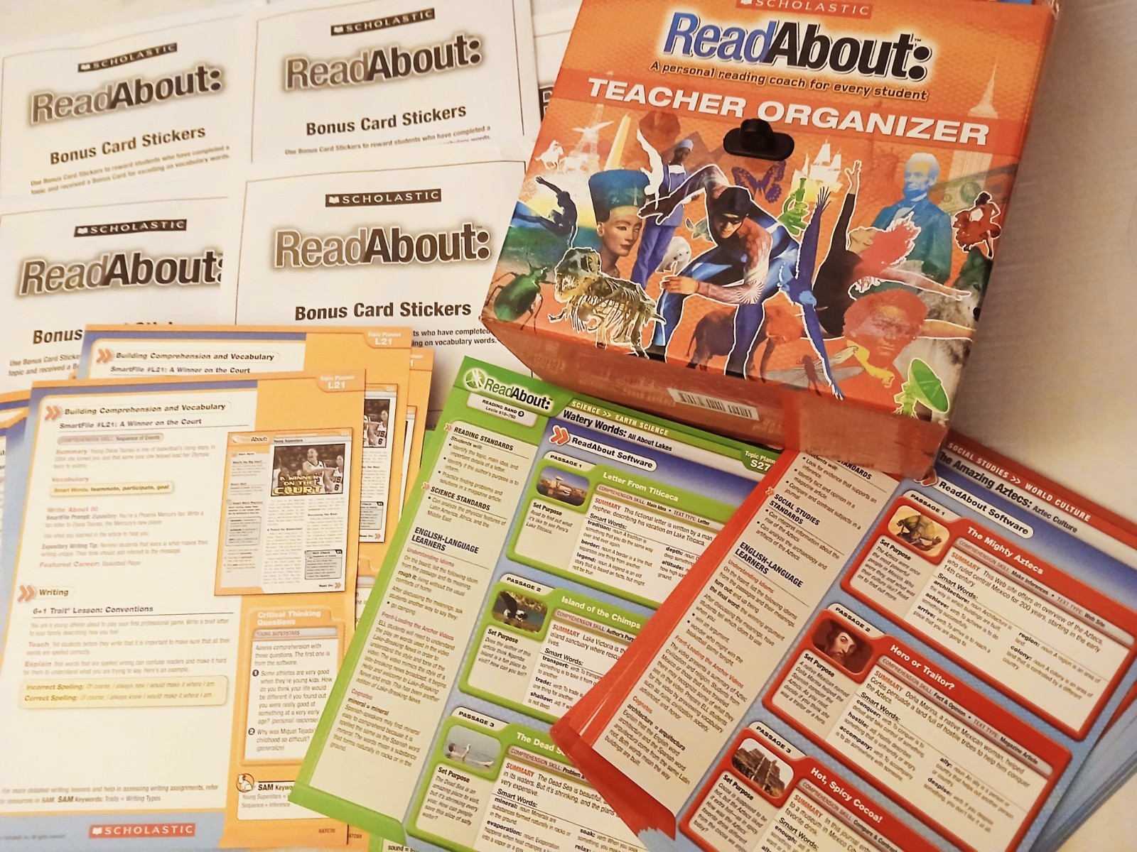 HOME SCHOOL, READABOUT lT LEARNING SYSTEM both teacher & student edition SAM