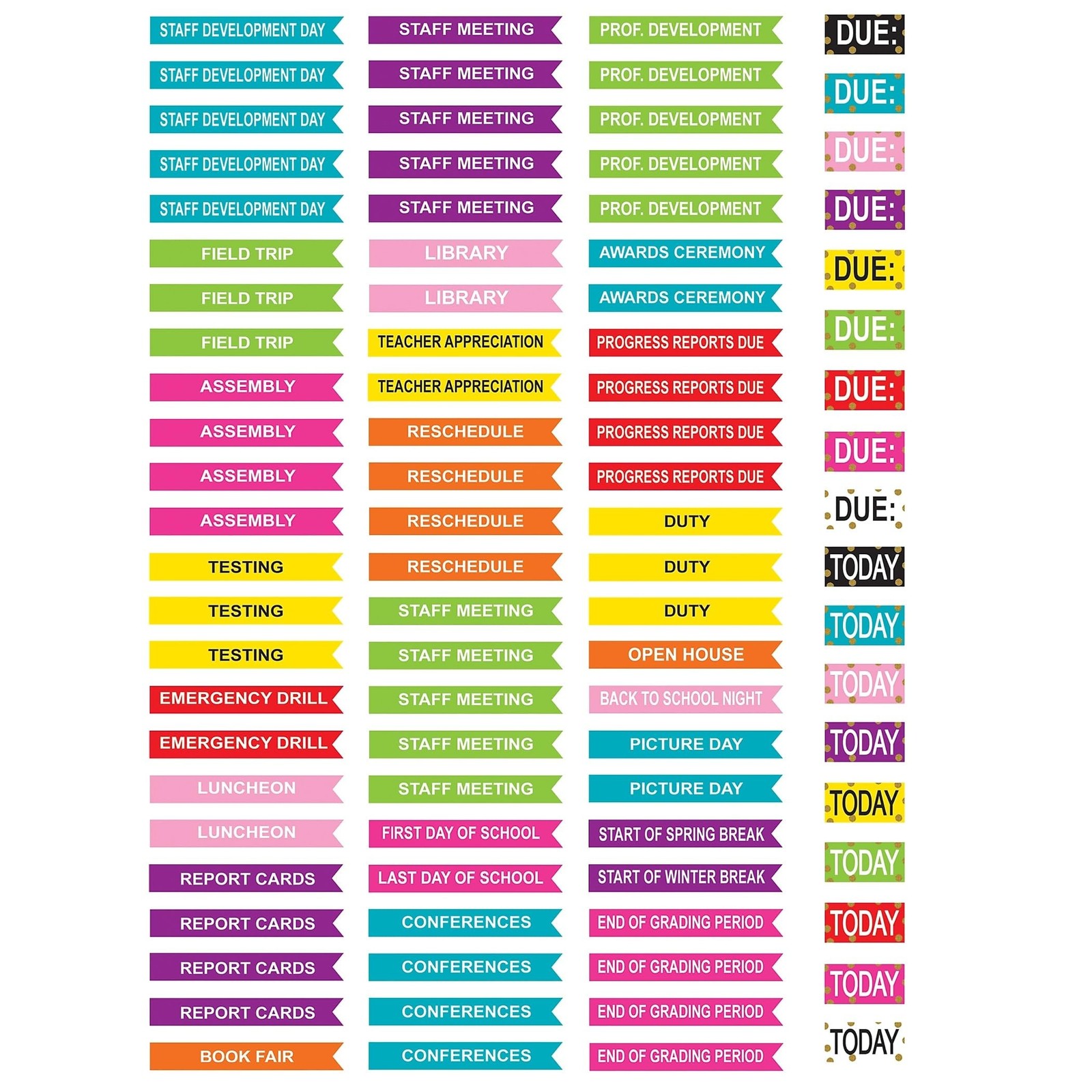 Teacher Created Resources 2152 Lesson Planner w/Stickers, Confetti, 8-1/2-Inc…