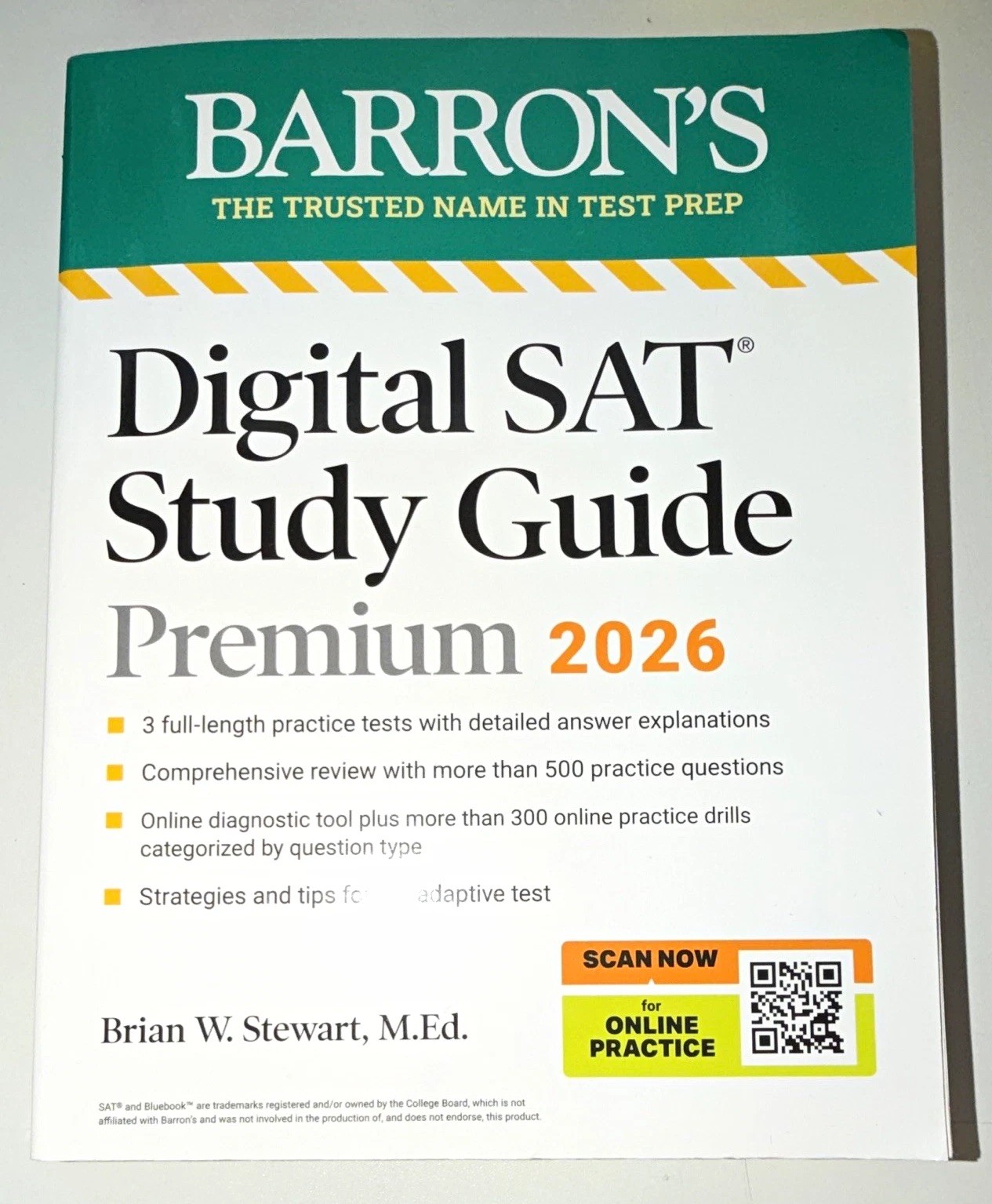 Barron’s Digital SAT Study Guide Premium 2026 w/ Online Practice