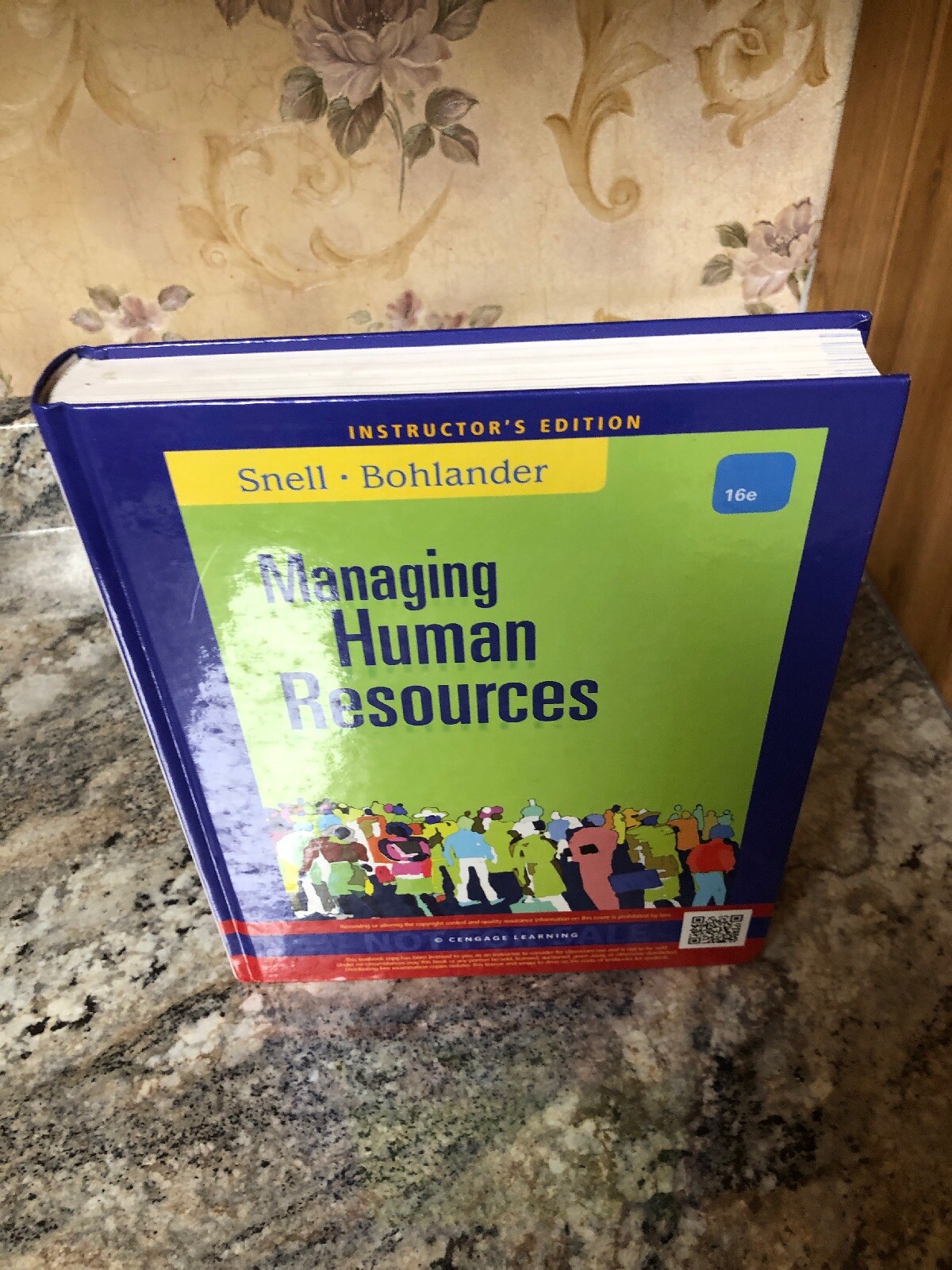 Managing Human Resources Instructors Edition Hardcover Book By Snell Bohlander