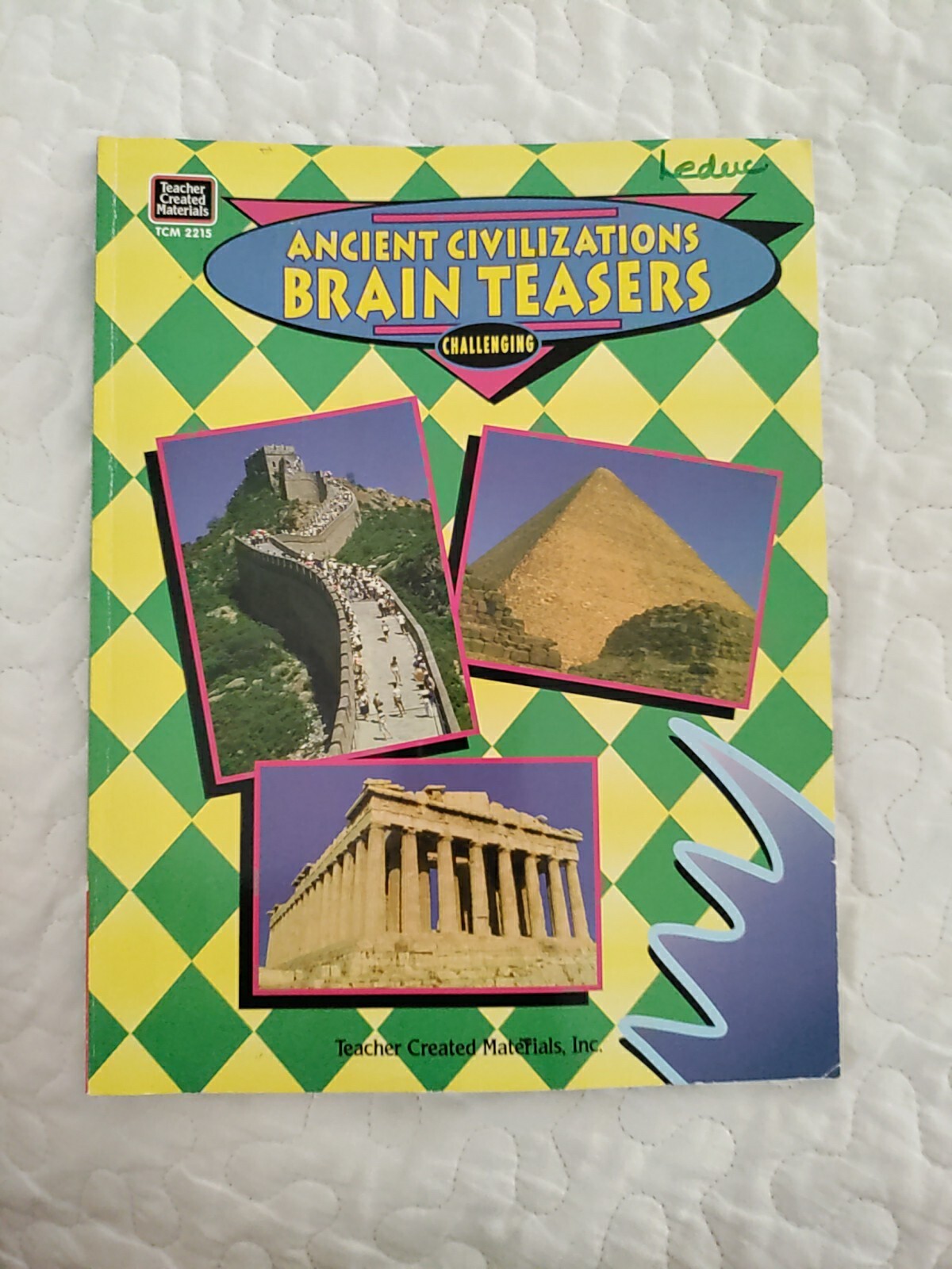 Brain Teasers Ancient Civilizations Homeschool Egypt Greece Rome China India TCM
