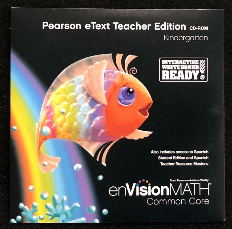 Kindergarten enVision Math – Pearson eTEXT TEACHER EDITION CD-ROM (2011)