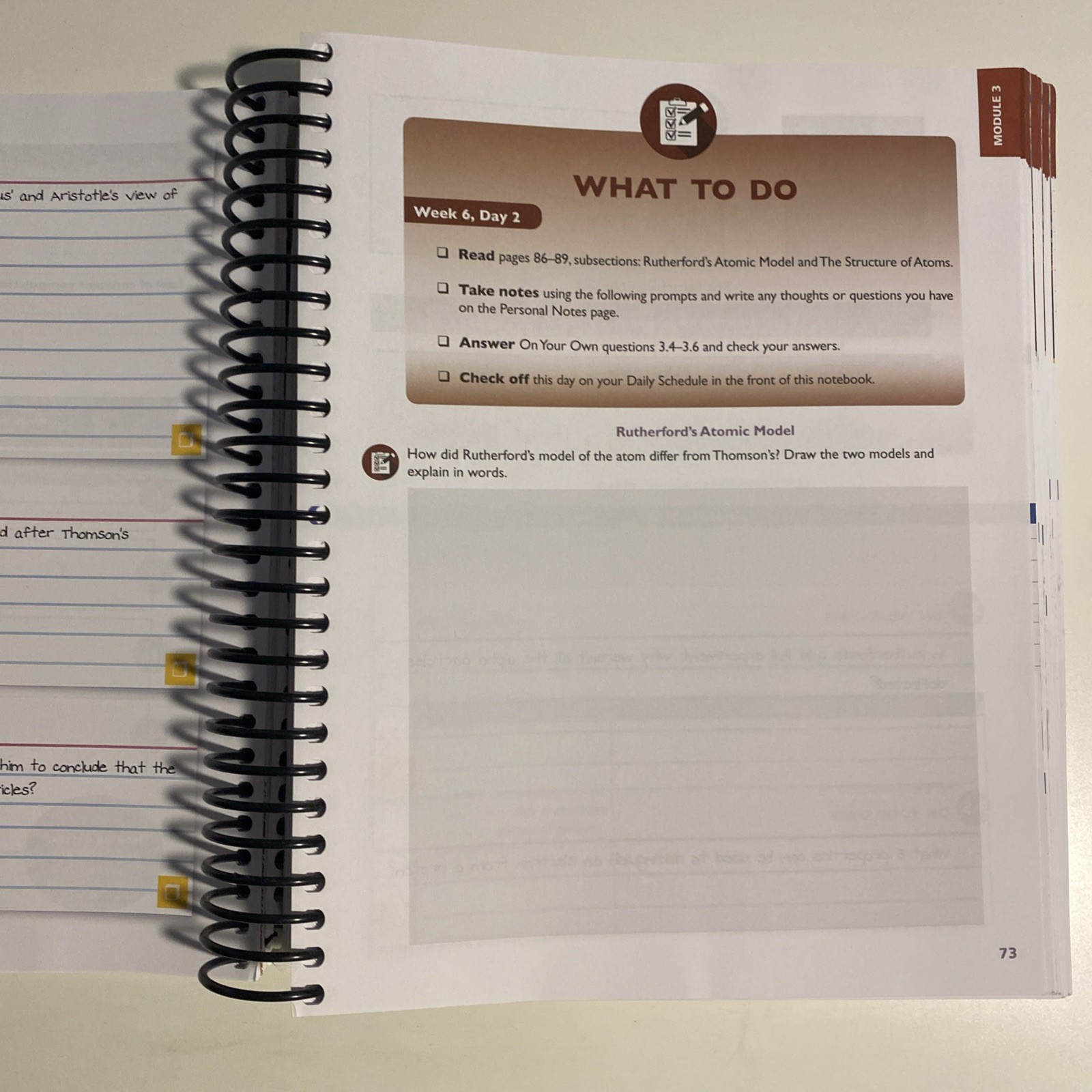 Apologia Physical Science Student Notebook 3rd Edition, No Writing