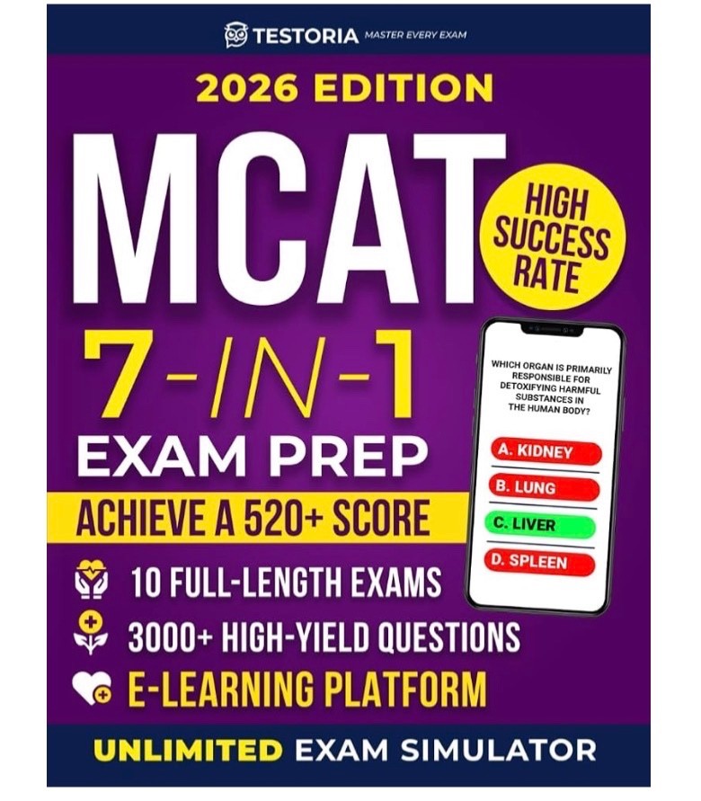 MCAT EXAM PREP MASTERY Crack the MCAT with Smarter Study 10 Full Exams 3000 High