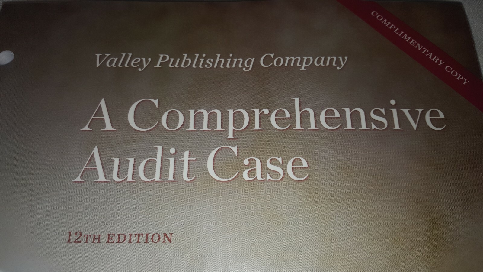 Comprehensive Audit Case by Ambrose Jones, William Morris 12th Ed. SHIPS FREE