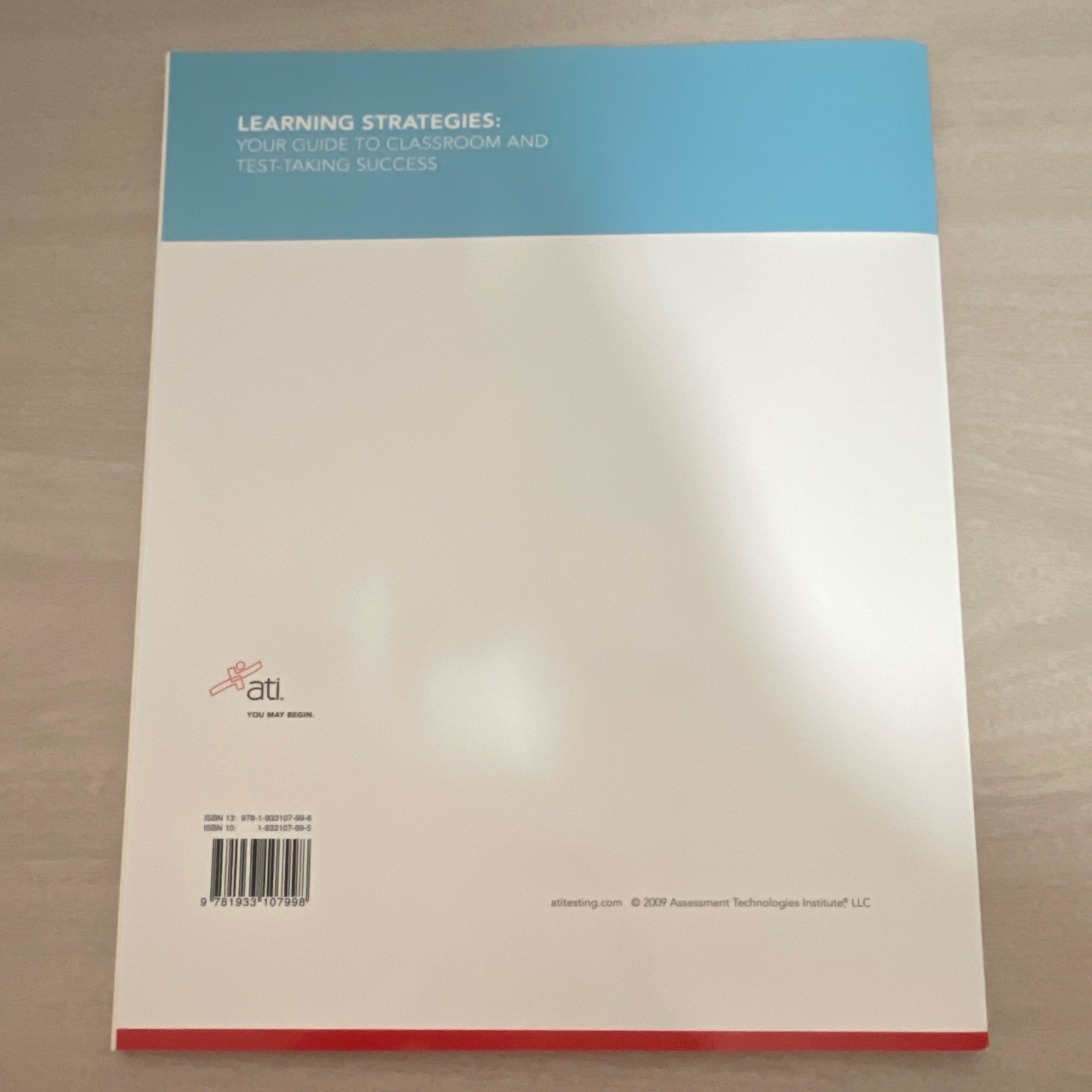 ATI Learning Strategies Guide to Classroom & Test-Taking Success Paperback 2009