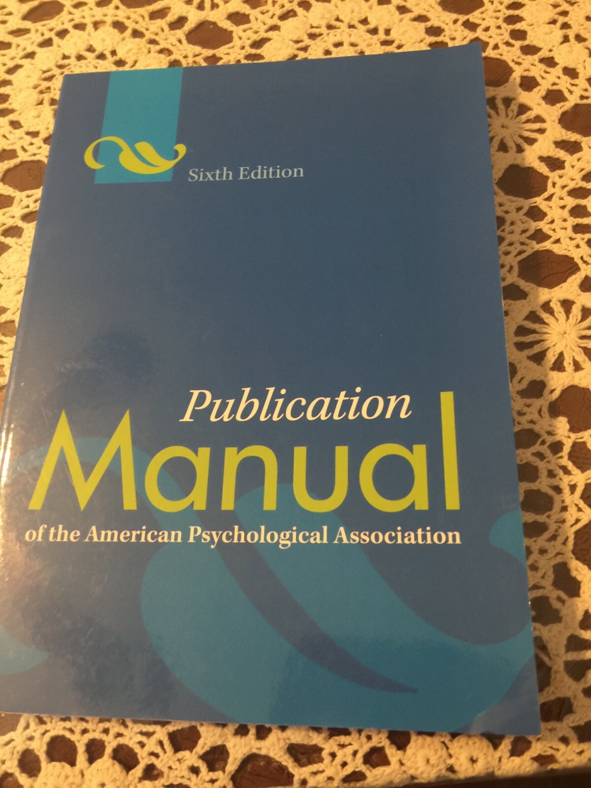 APA-Publication Manual of the American Psychological Association, 6th ed NEW