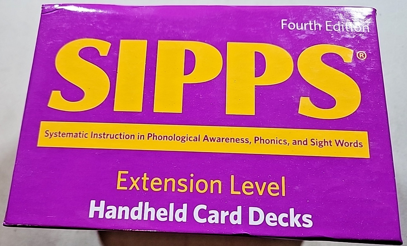Collaborative Classroom SIPPS Extension Level 4th Edition Handheld Card Decks