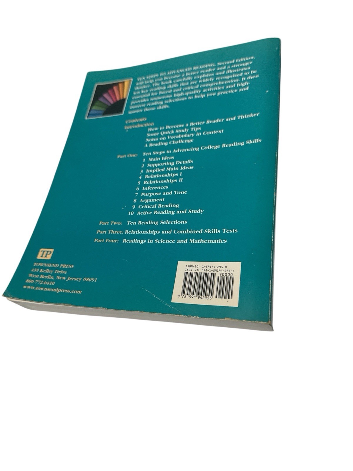 ￼ Ten Steps to Advance Reading, Second Edition John Langan