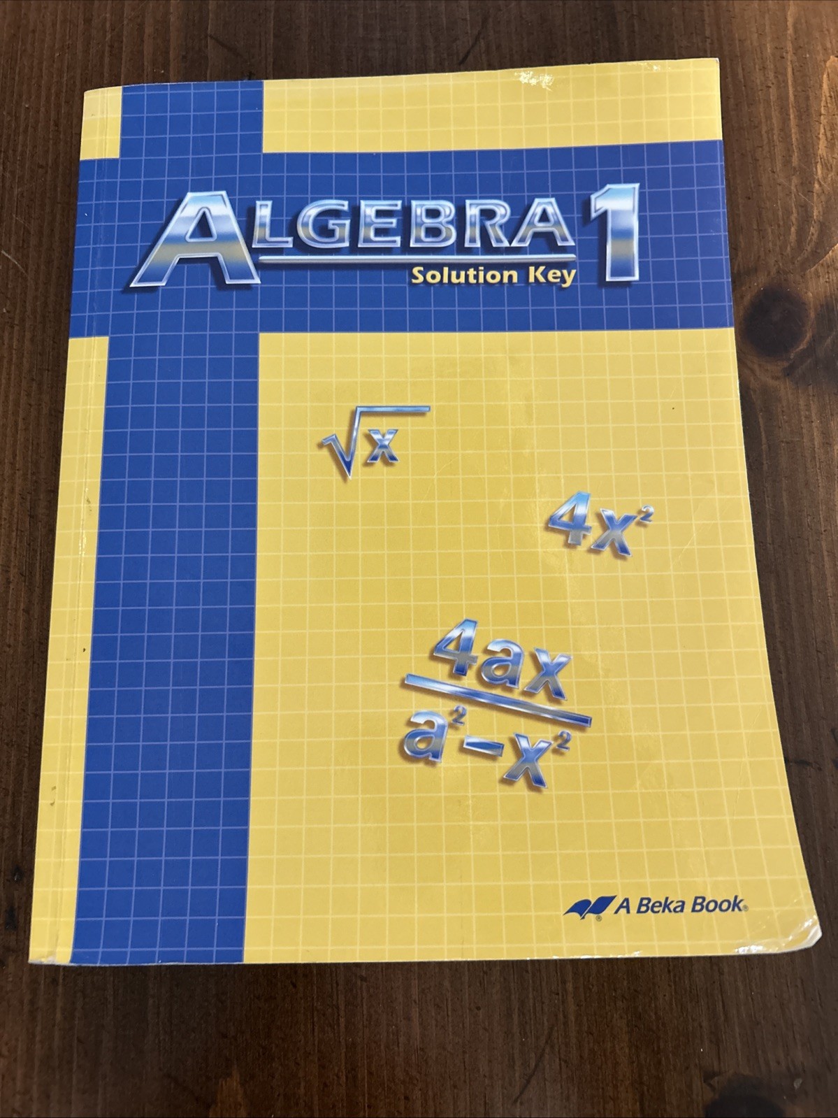 Abeka Algebra 1 Solution Key Second Edition