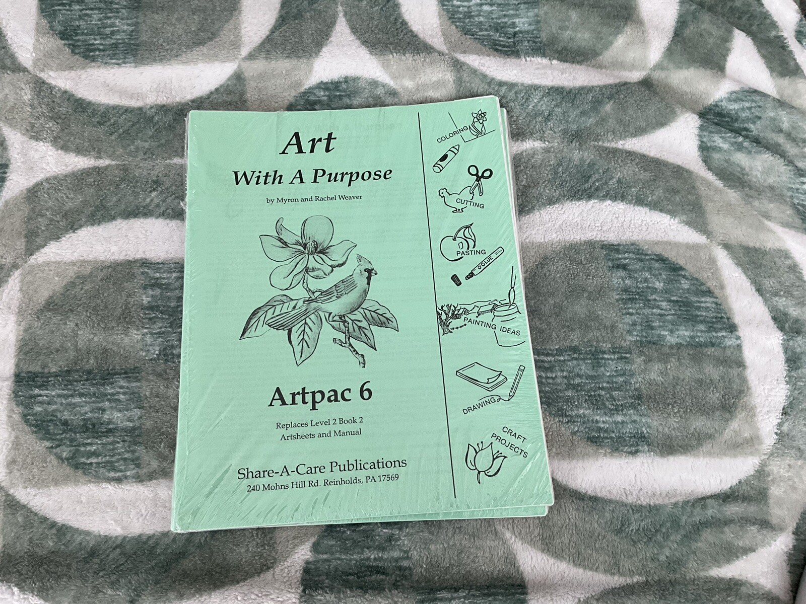 Share A Care, Art With A Purpose Artpac 6 by Myron and Rachel Weaver. 1st Ed