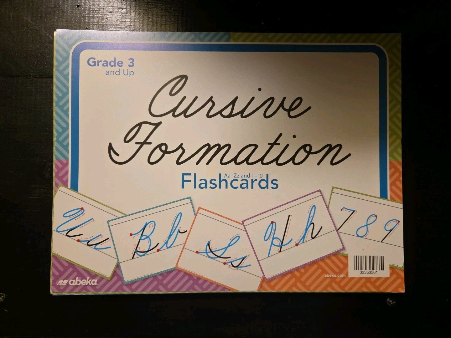 Abeka Cursive Formation Flashcards Grade 3 and Up