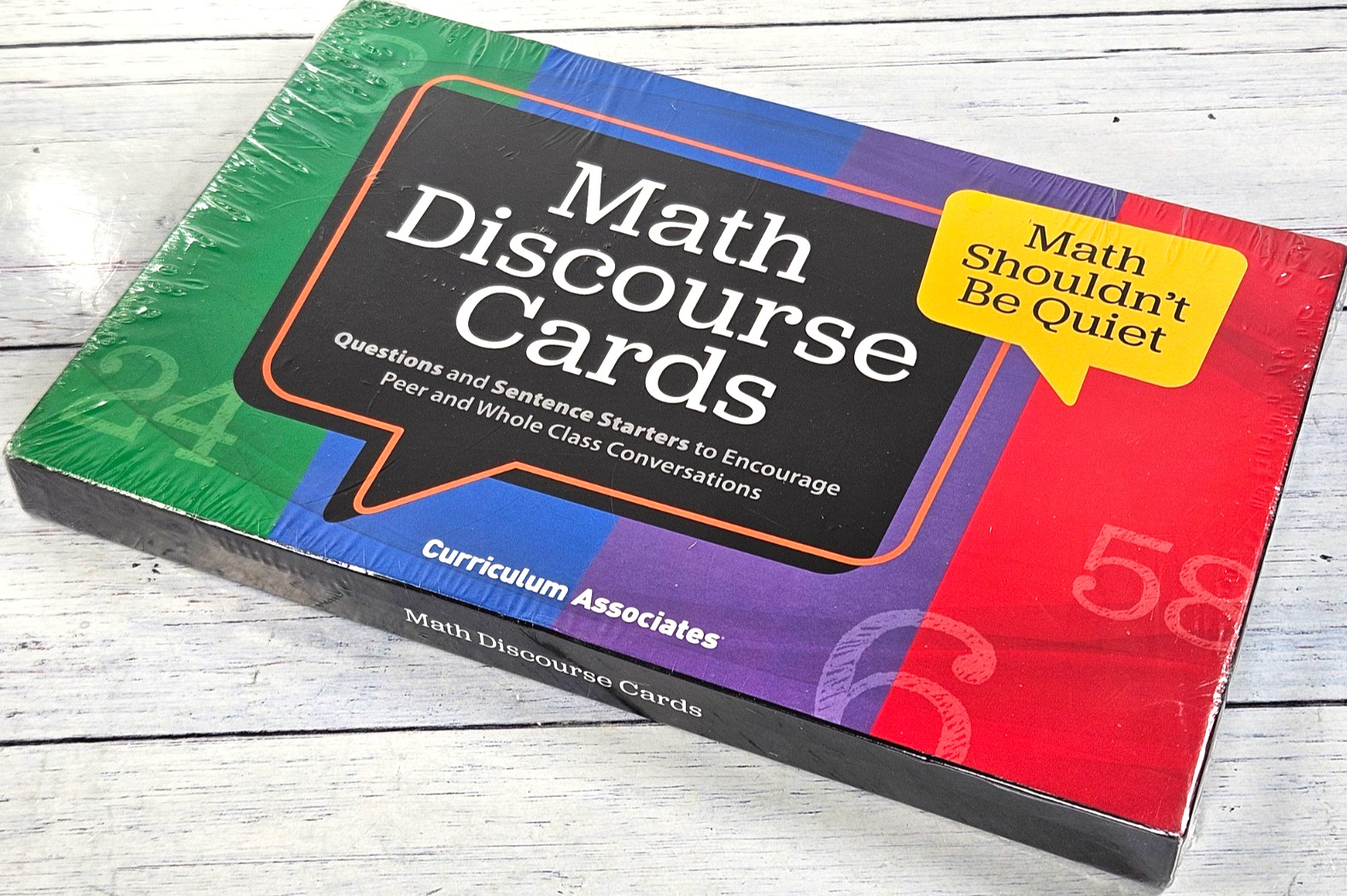 Curriculum Associates MATH DISCOURSE CARDS (8807731) New
