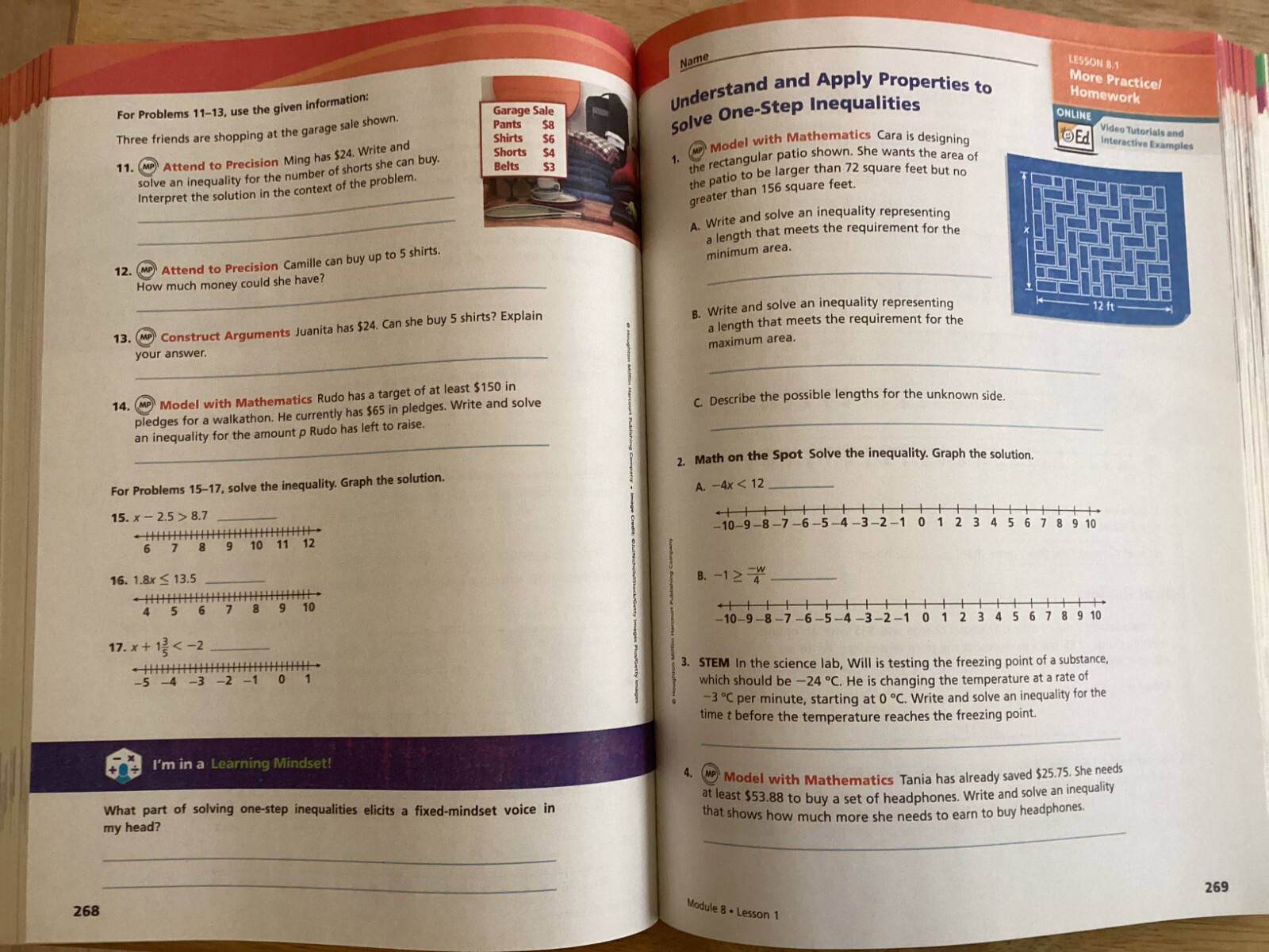 HMH into Math Grade 7 workbook (new)