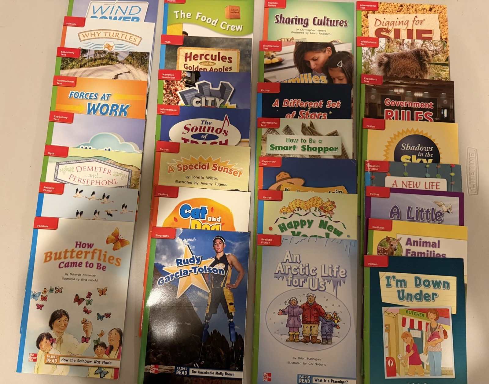 McGraw-Hill Leveled Reader Books Grade 2 Set of 30 Good Condition