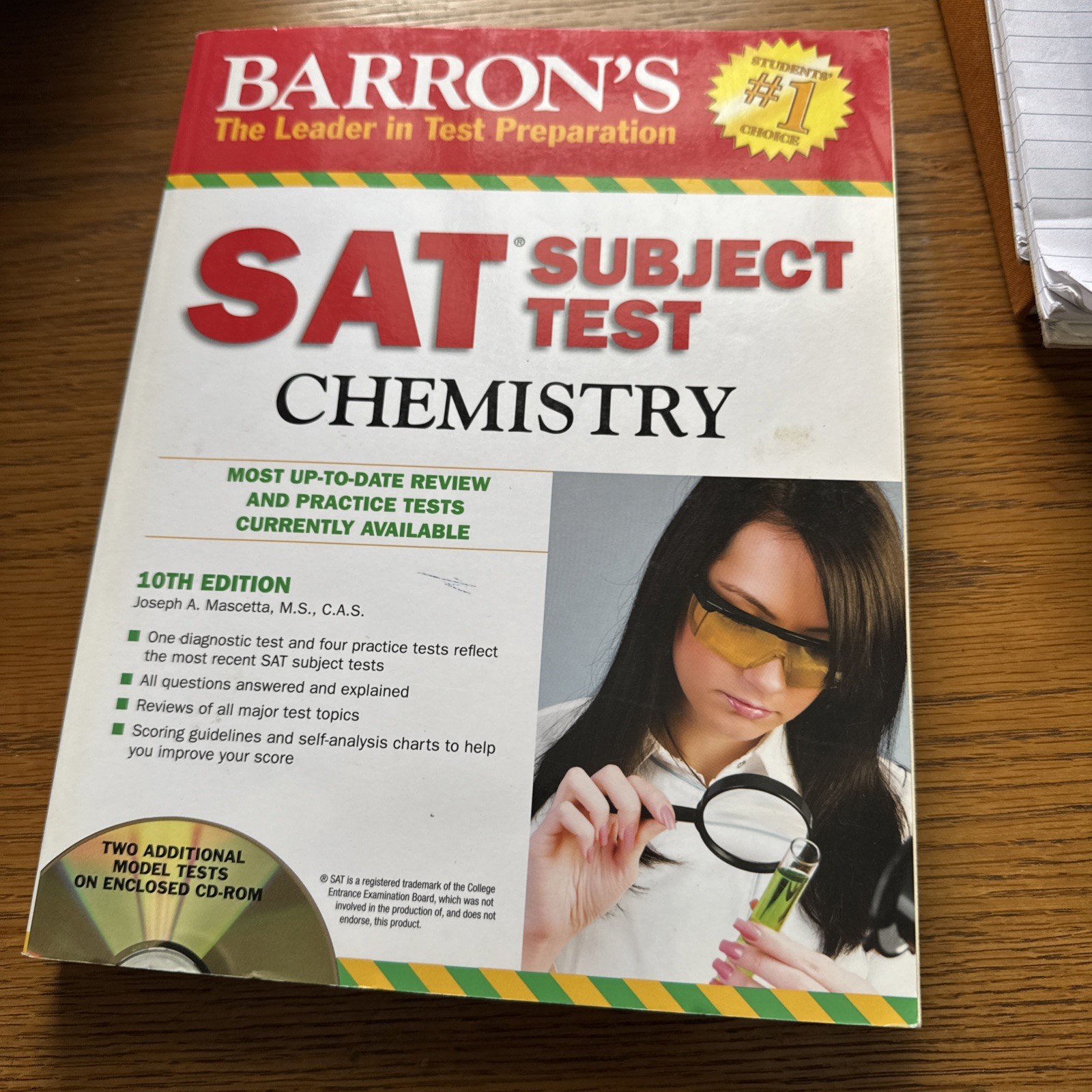 Barron’s SAT Subject Test Chemistry, 12th Edition