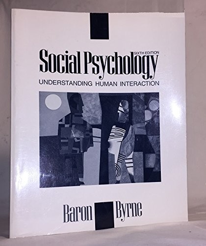 Social Psychology: Understanding Human In… by Byrne, Donn Paperback / softback