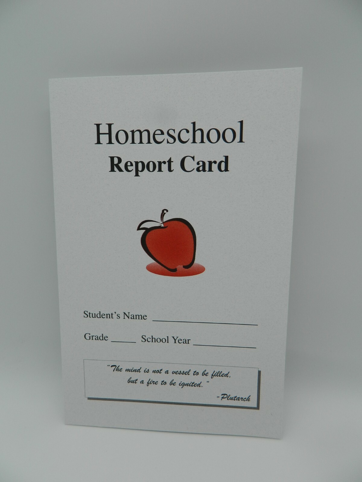 Homeschool Report Card, Pack of 10, Use for Rewards, Grades & Record Keeping