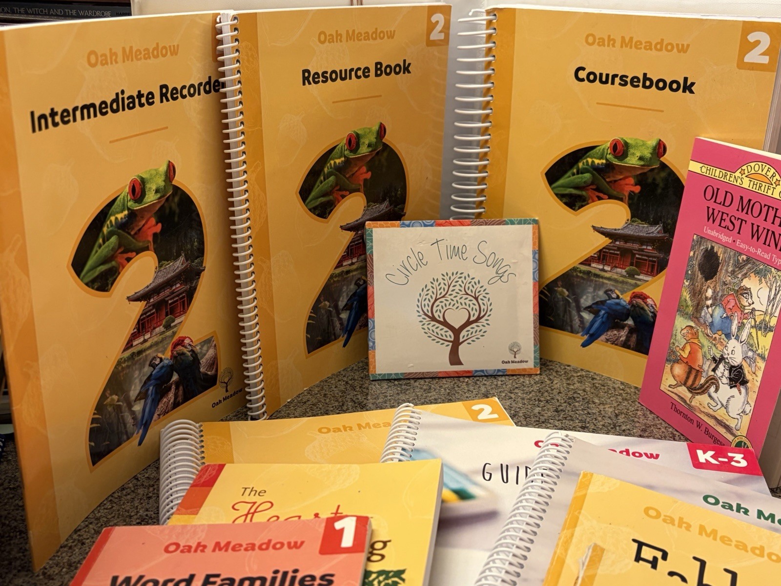 Oak Meadow 2nd Grade + K-3 Essentials, 2020 Edition (set of 13)