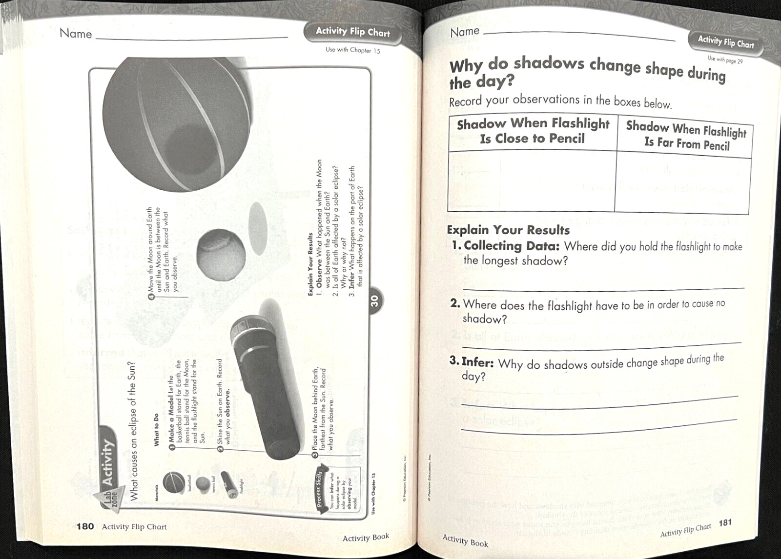 3rd Grade – SCIENCE – ACTIVITY BOOK – STUDENT EDITION (2006, Foresman)