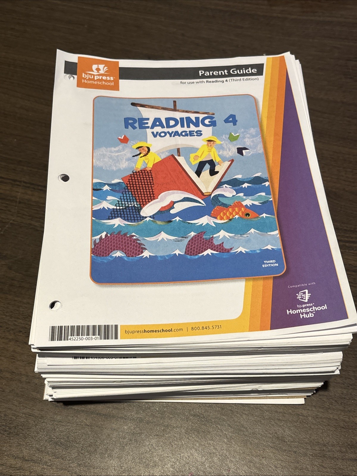 BJU Press 4th Grade Parent Guide For Video Lessons All Subjects Binder Ready