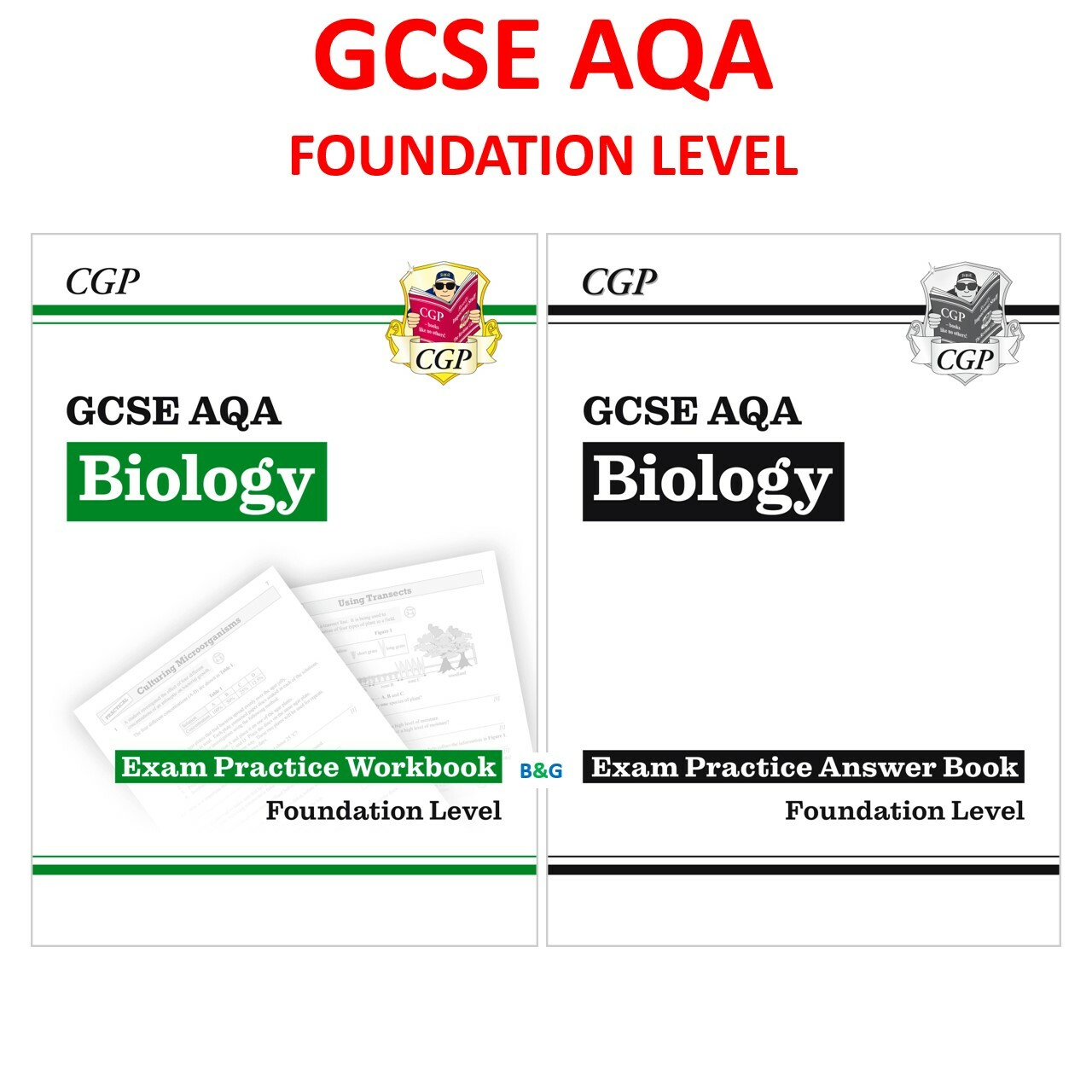 GCSE AQA Biology Exam Practice Workbook Foundation and Answer Key Stage 4