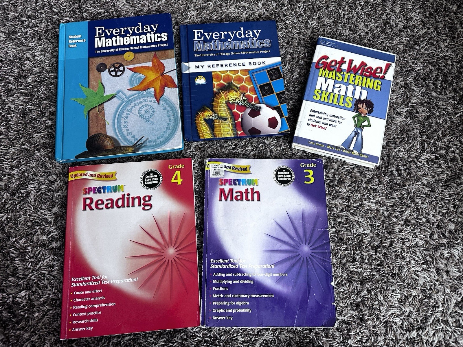 Elementary, Middle School Math books bundle
