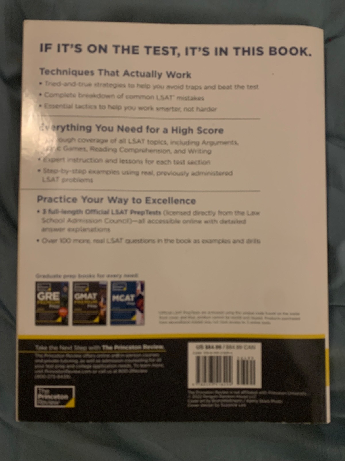 LSAT Premium Prep book