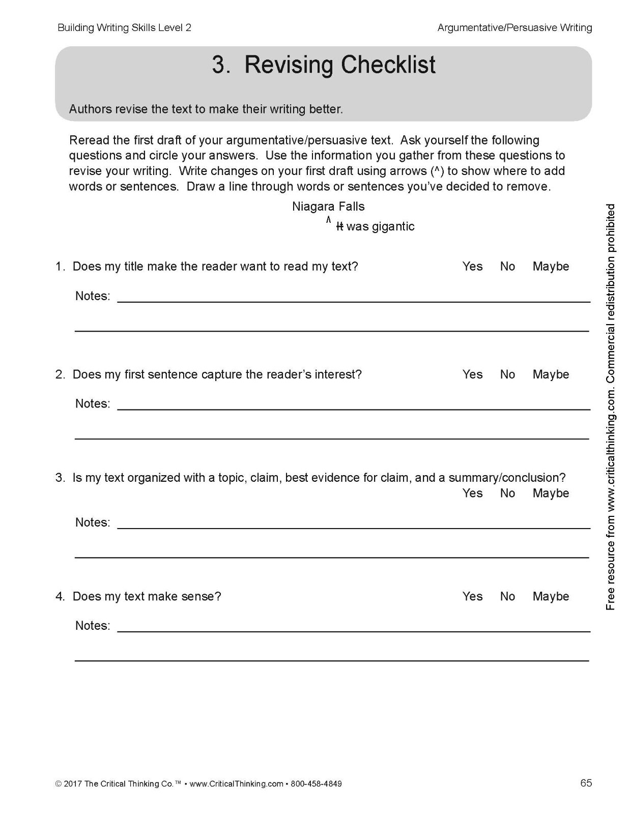 Building Writing Skills Level 2, Using a 5-Step Writing Process (Grades 6-7)