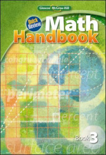 Quick Review Math Handbook, Book 3, Student Edition by McGraw Hill