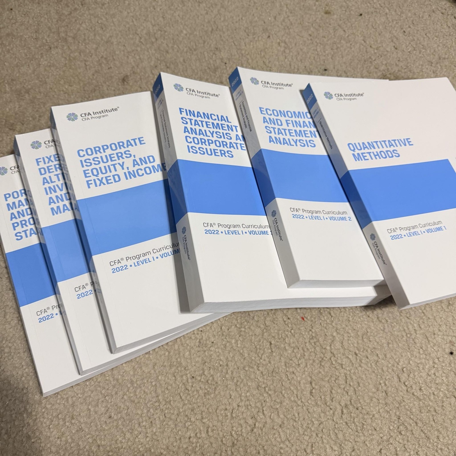 CFA Program Curriculum 2022 Level I CFA Institute Study Guide PB Box Set Finance