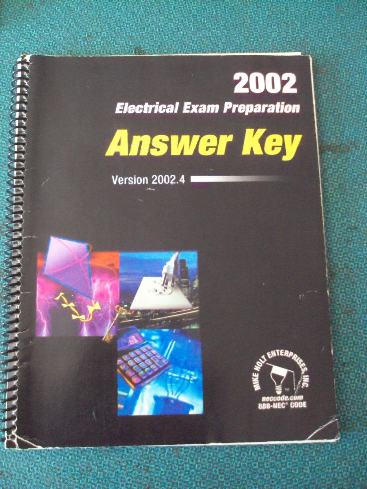 2002 Electrical Exam Prep Answer Key, Mike Holt, Version 2002.4, 3 Books