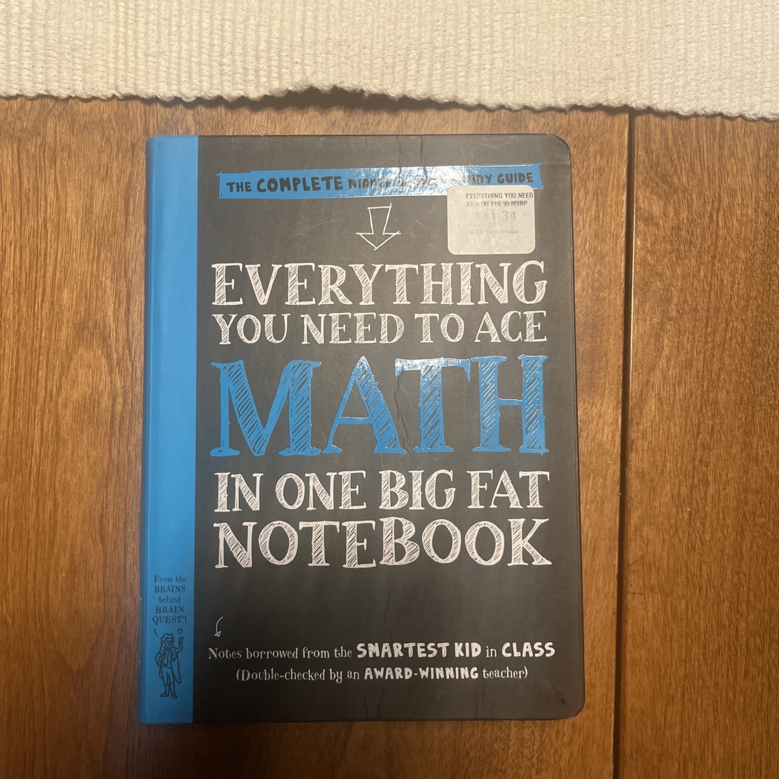 Everything You Need To Ace Math In One Big Fat Notebook Middle School Guide Book