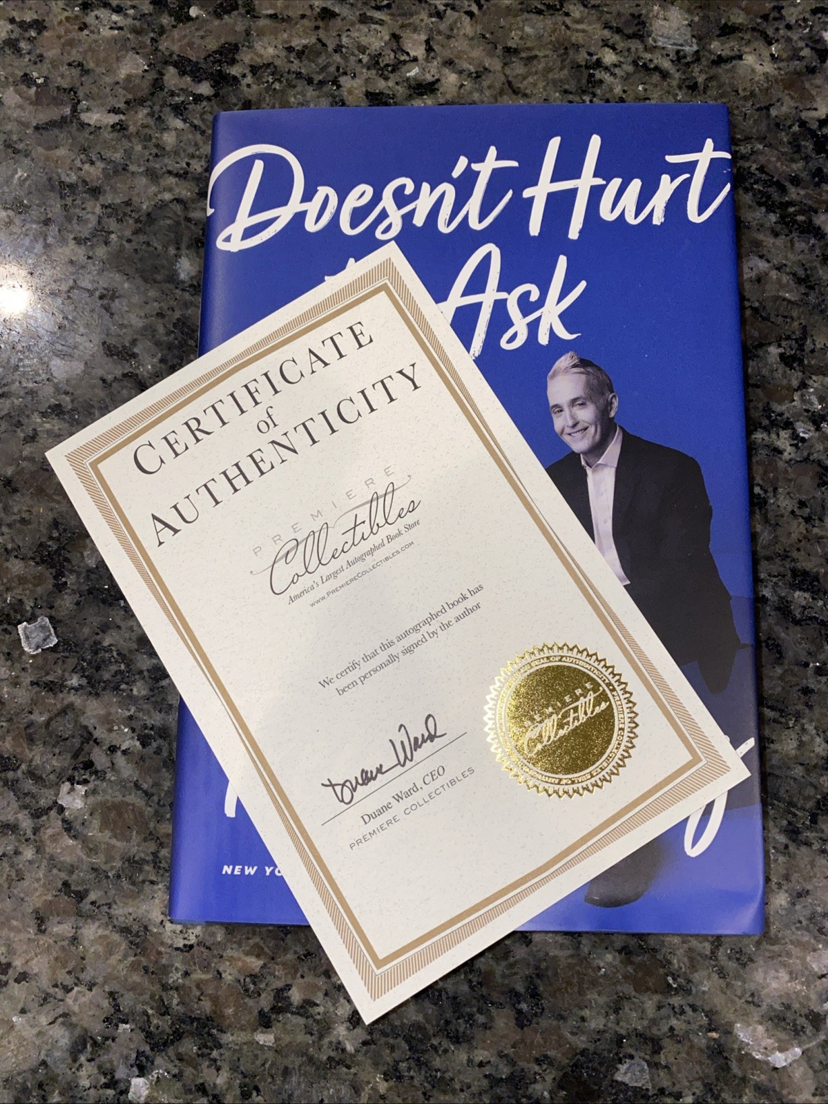 Doesn’t Hurt To Ask By Trey Gowdy Signed/Autographed HC/DJ