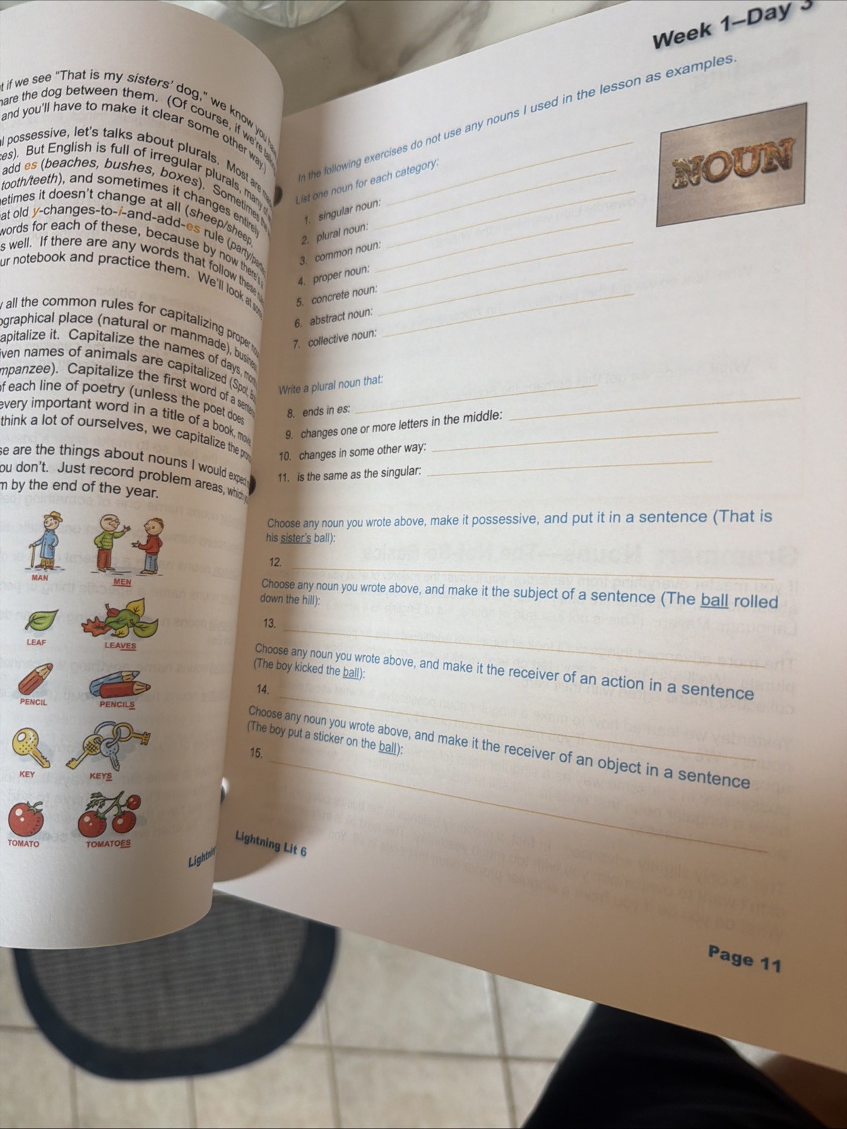 Lightning Literature and Composition Grade 6- Student Workbook