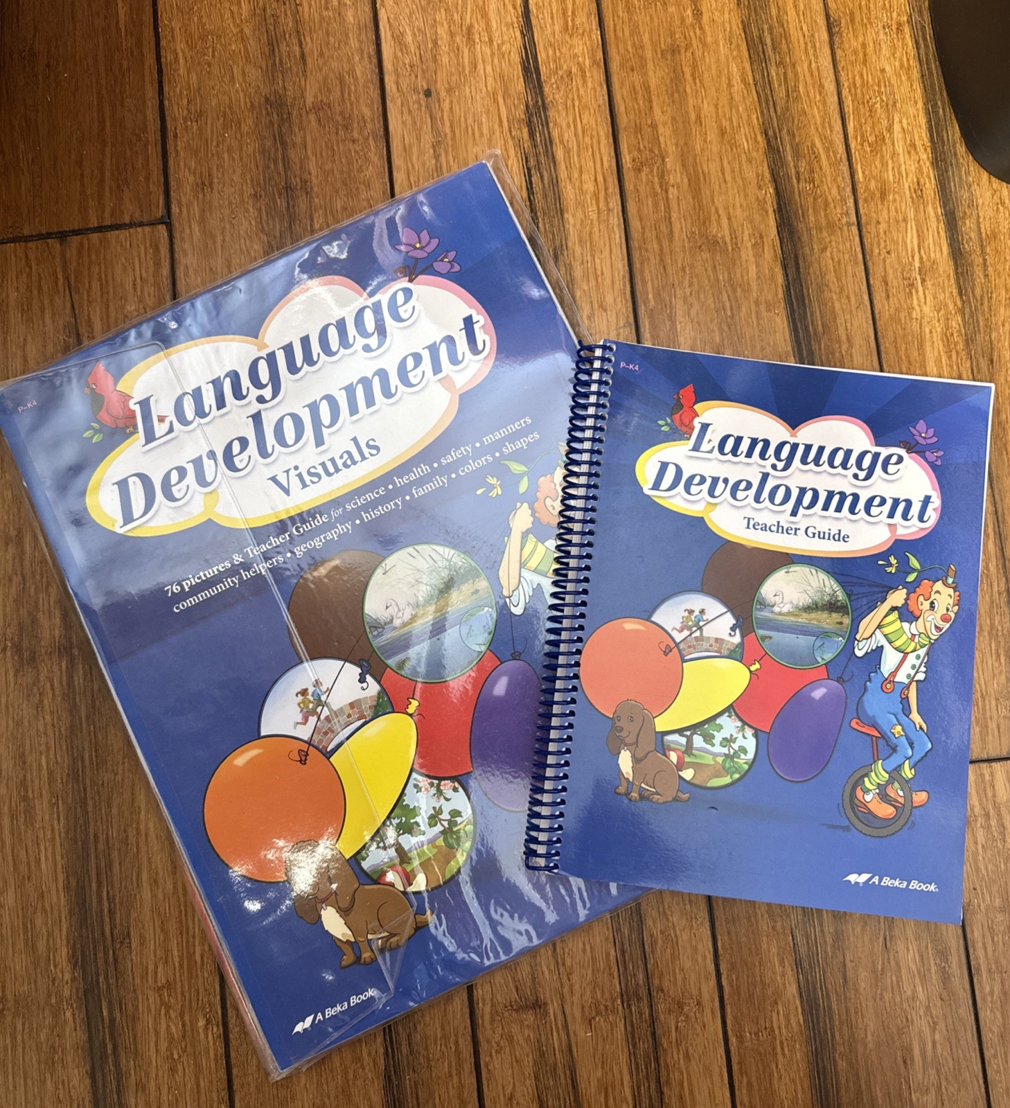Language Development Visuals Abeka P-k4 + Teachers Key