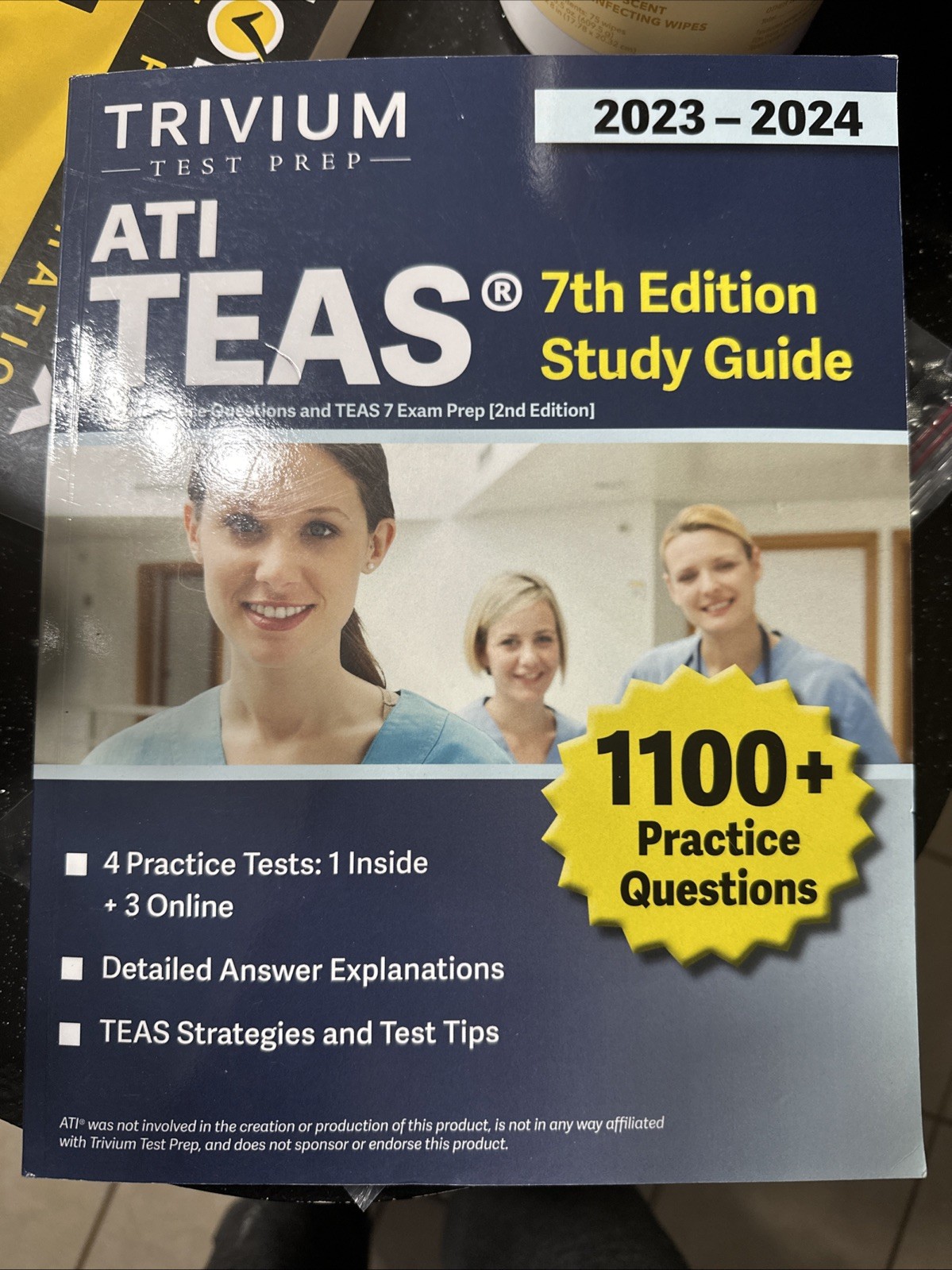 ATI TEAS Test Study Guide 2023-2024 7th Edition TEAS Trivium Test Prep