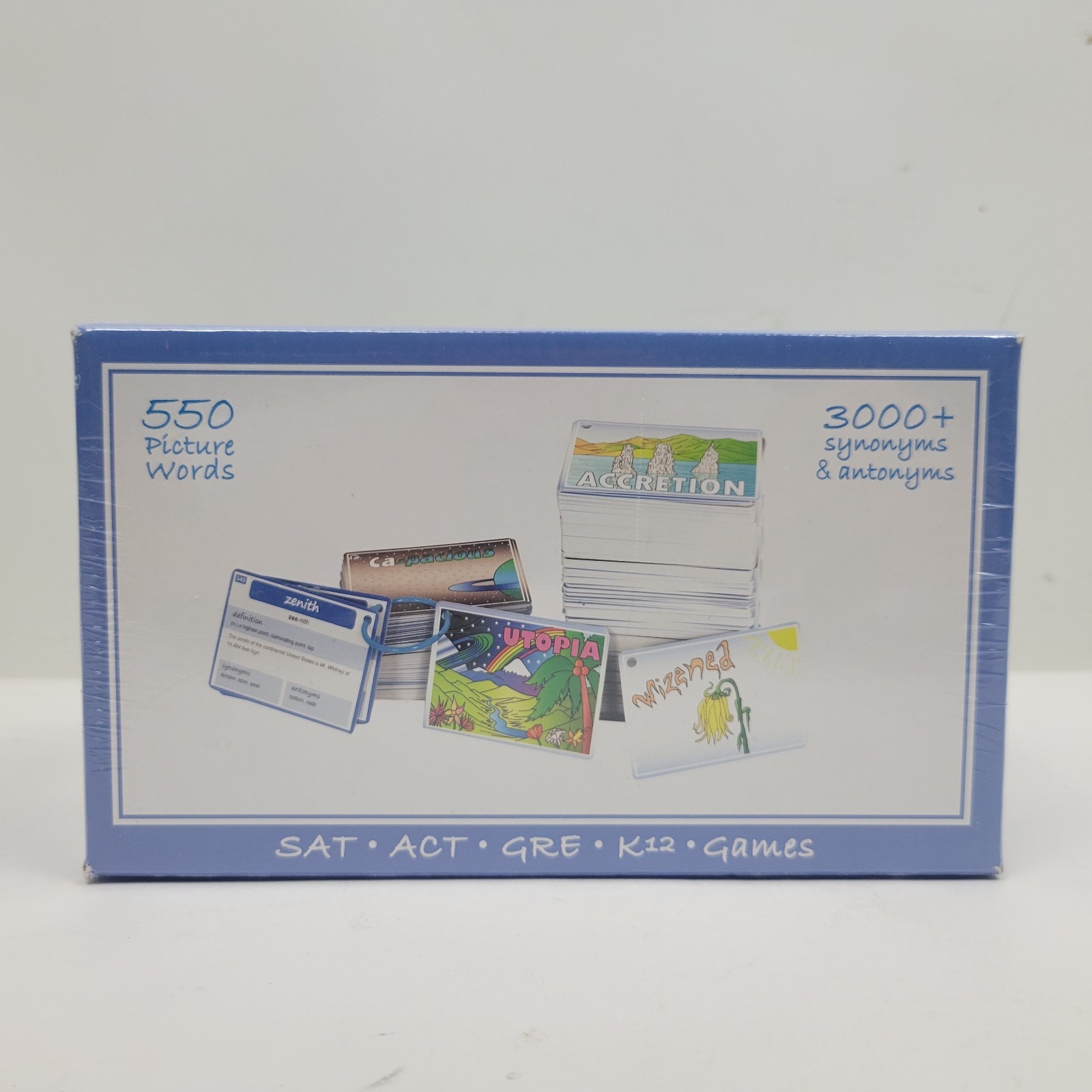 Marie’s Words 550 Flash Cards Visual K12 SAT Picture Vocabulary Prep