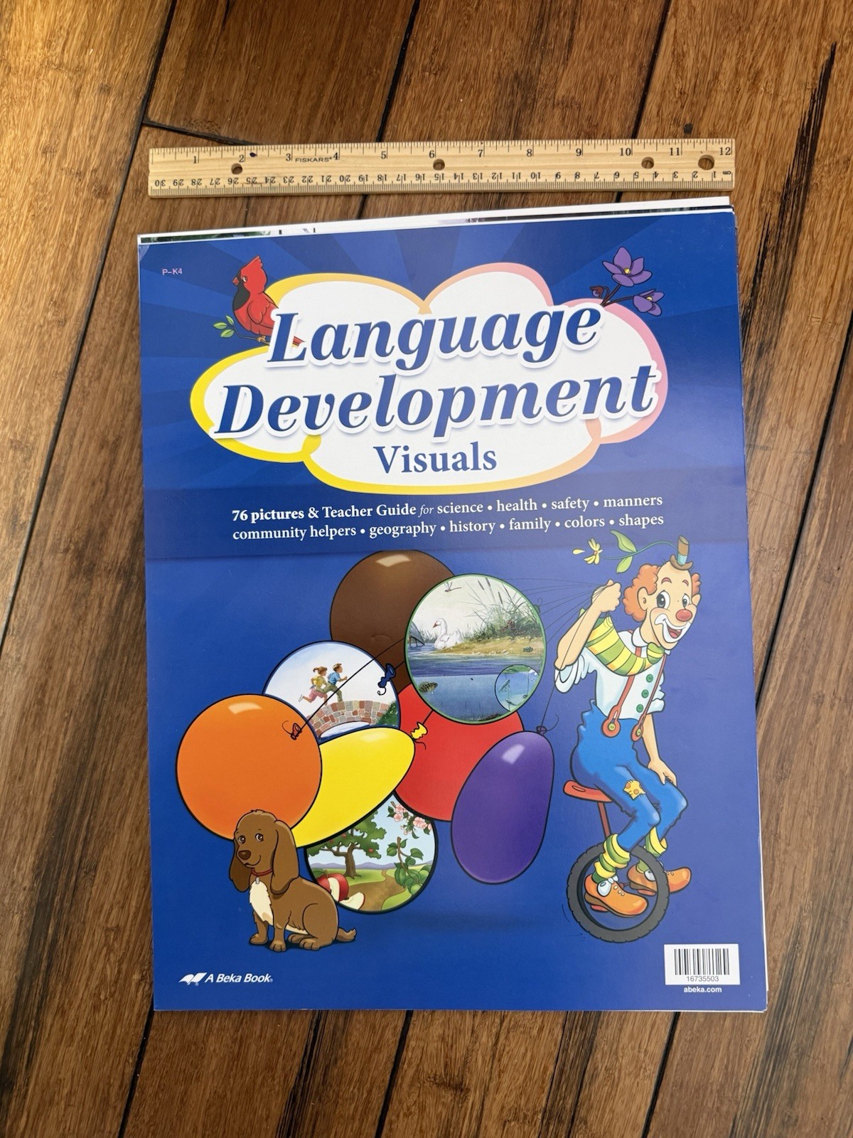 Language Development Visuals Abeka P-k4 + Teachers Key