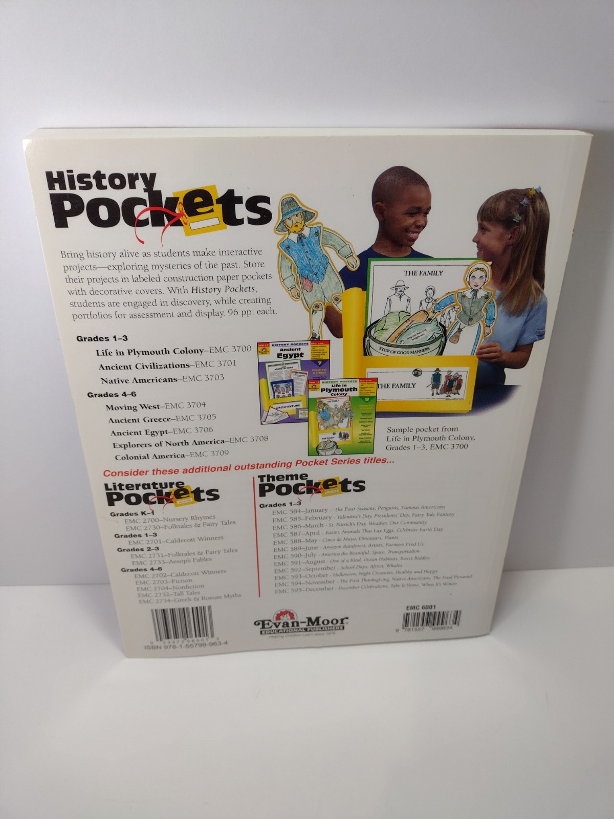 Evan-Moor Easy File Folder Reports Grades 3-6 EMC 6001 Social Studies Science