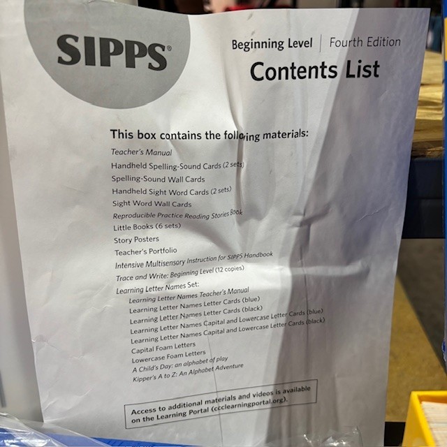SIPPS Beginning Level, 4th Edition Full Set Teaching Learning Home Education