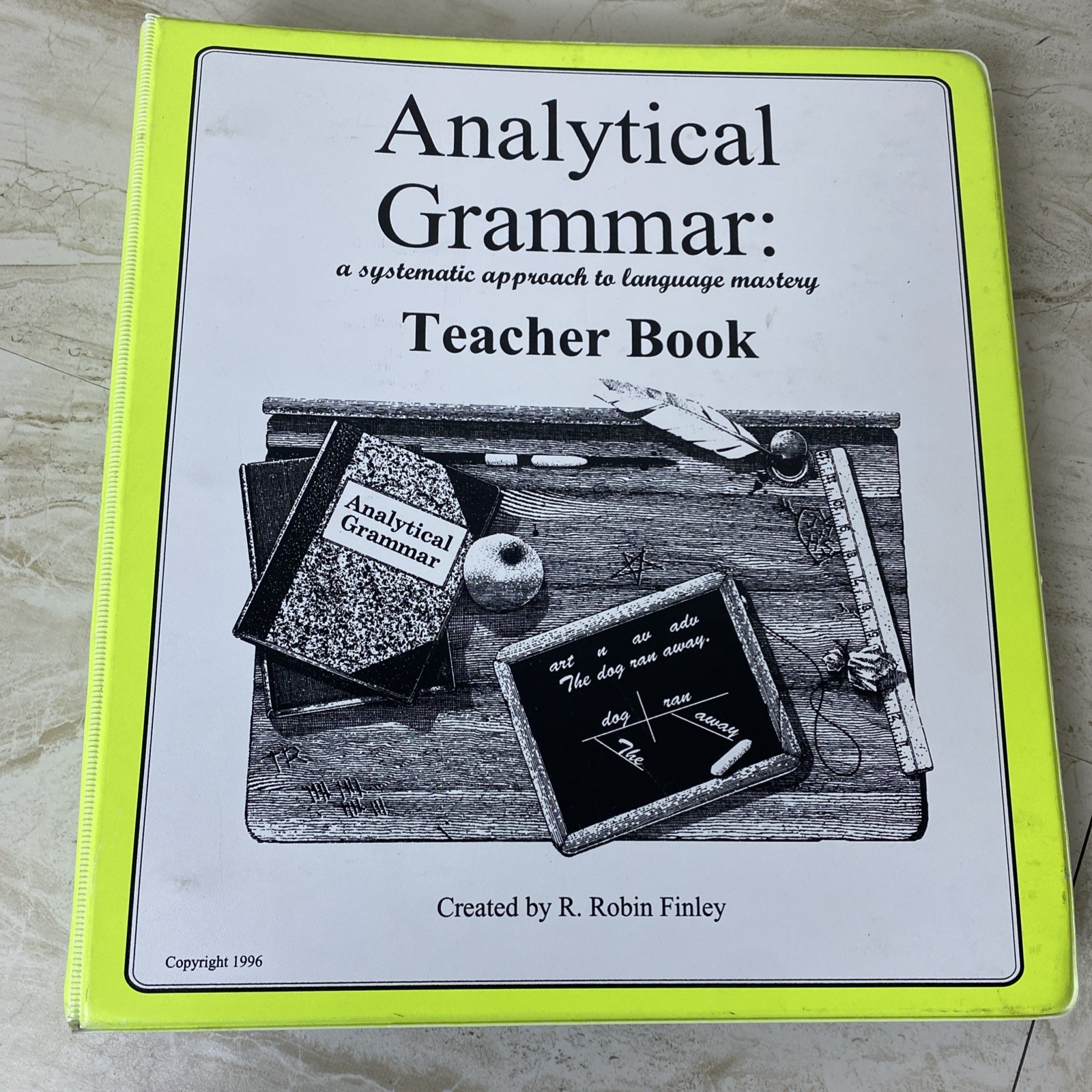 Analytical Grammar Teacher Book By R. Robin Finley 1996 Guide For Language Mast